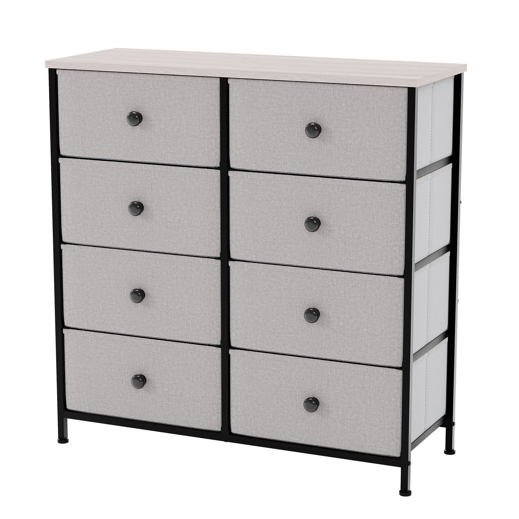 Vida Designs Stoff Kommode Aufbewahrungsschrank Schlafzimmer Flur 'UKFR' - Bild 141 von 193