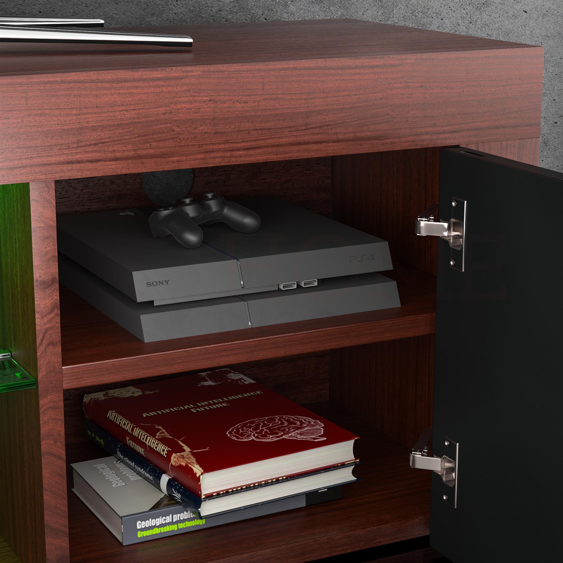 Unidad de gabinete de Soporte de TV LED Eclipse 2 Puertas Mdf Mate