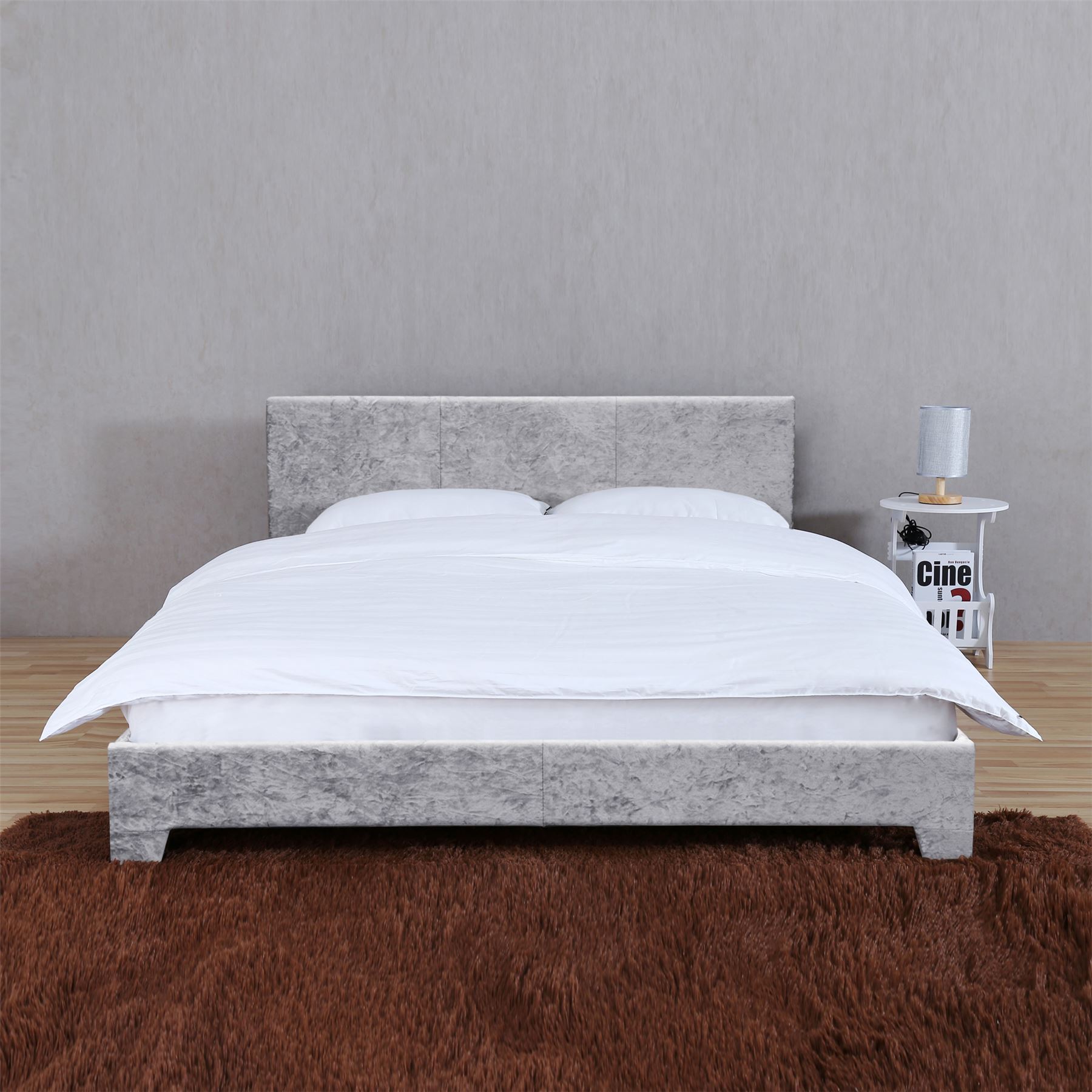 cabecera velvet victoria double king size bed frame 4ft6 5ft upholstered cabecera velvet victoria double king size bed frame 4ft6 5ft upholstered