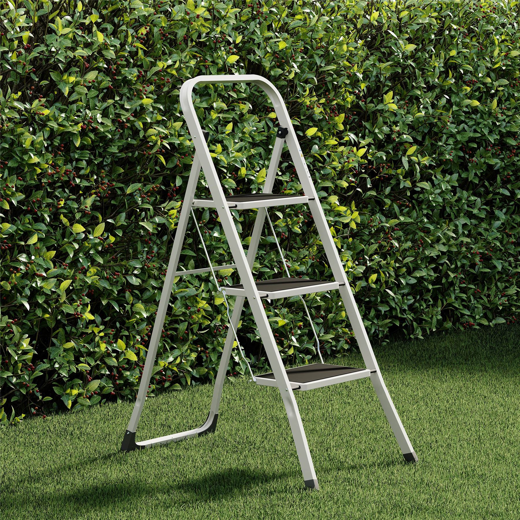 2 3 4 Step Ladder Folding Portable Compact Heavy Duty Iron Anti-Slip Mat Stool - Picture 35 of 69