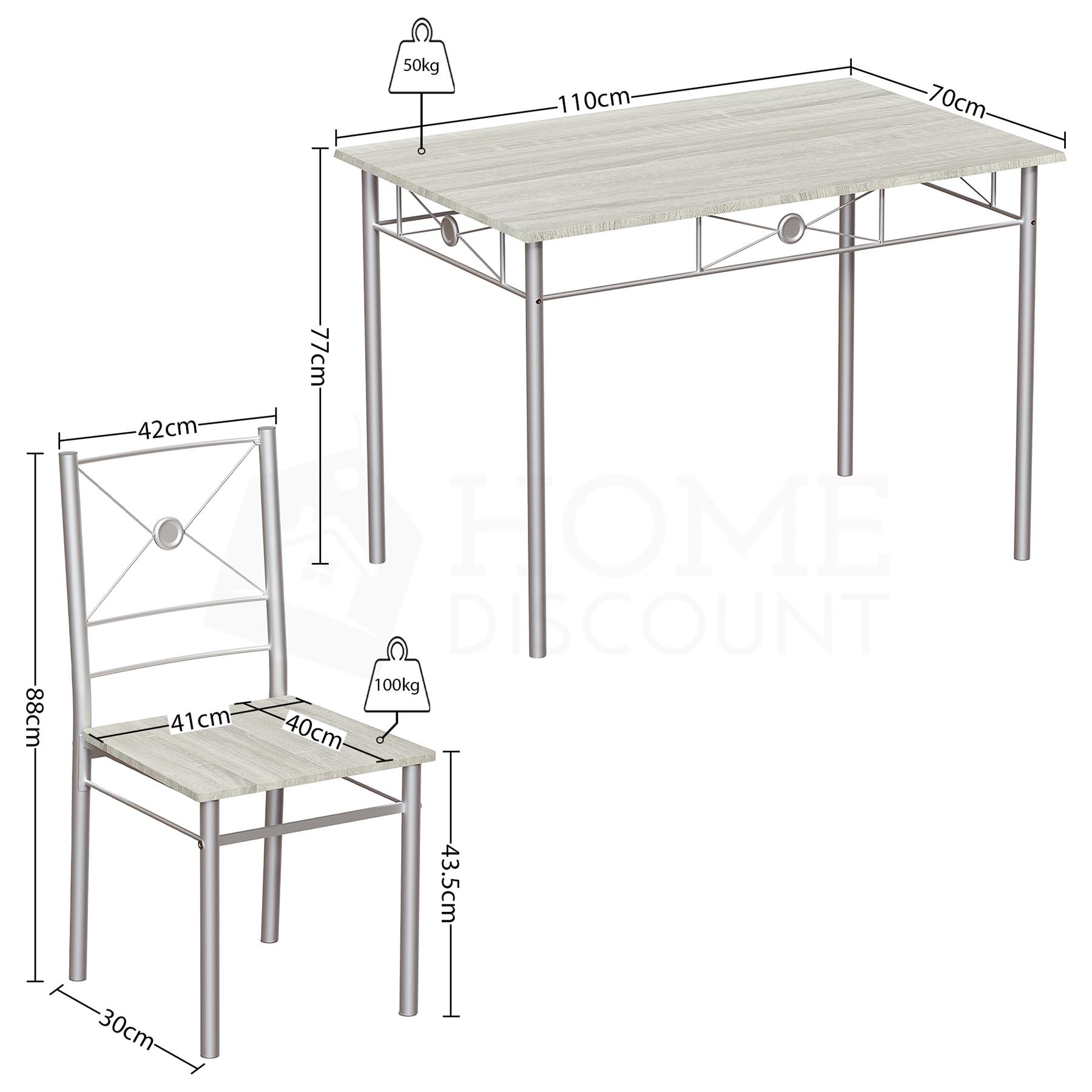 Vida Designs Dining Table Chairs Bar Stool Bench Set Kitchen Dining Furniture - Picture 20 of 23