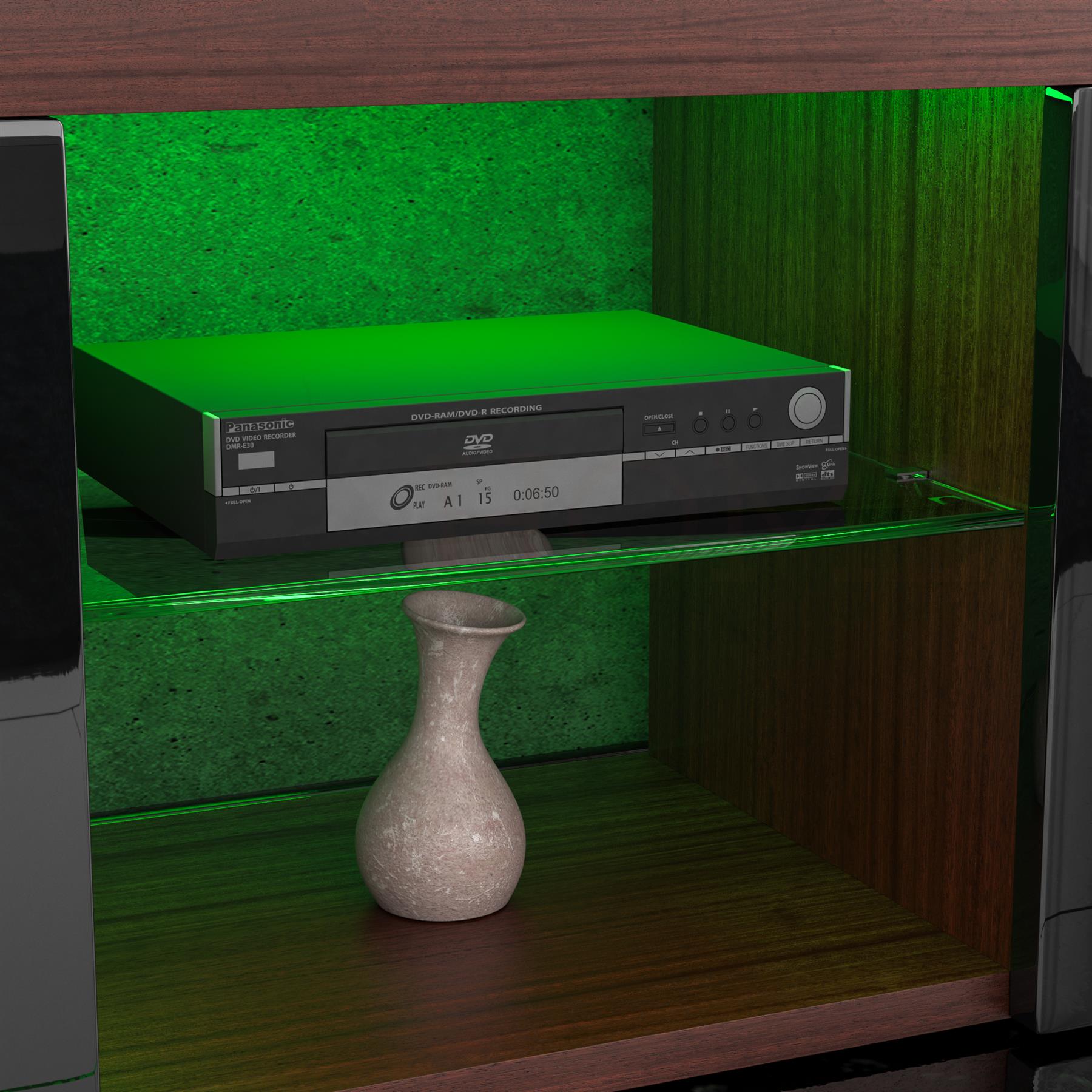 Unidad de gabinete de Soporte de TV LED Eclipse 2 Puertas Mdf Mate