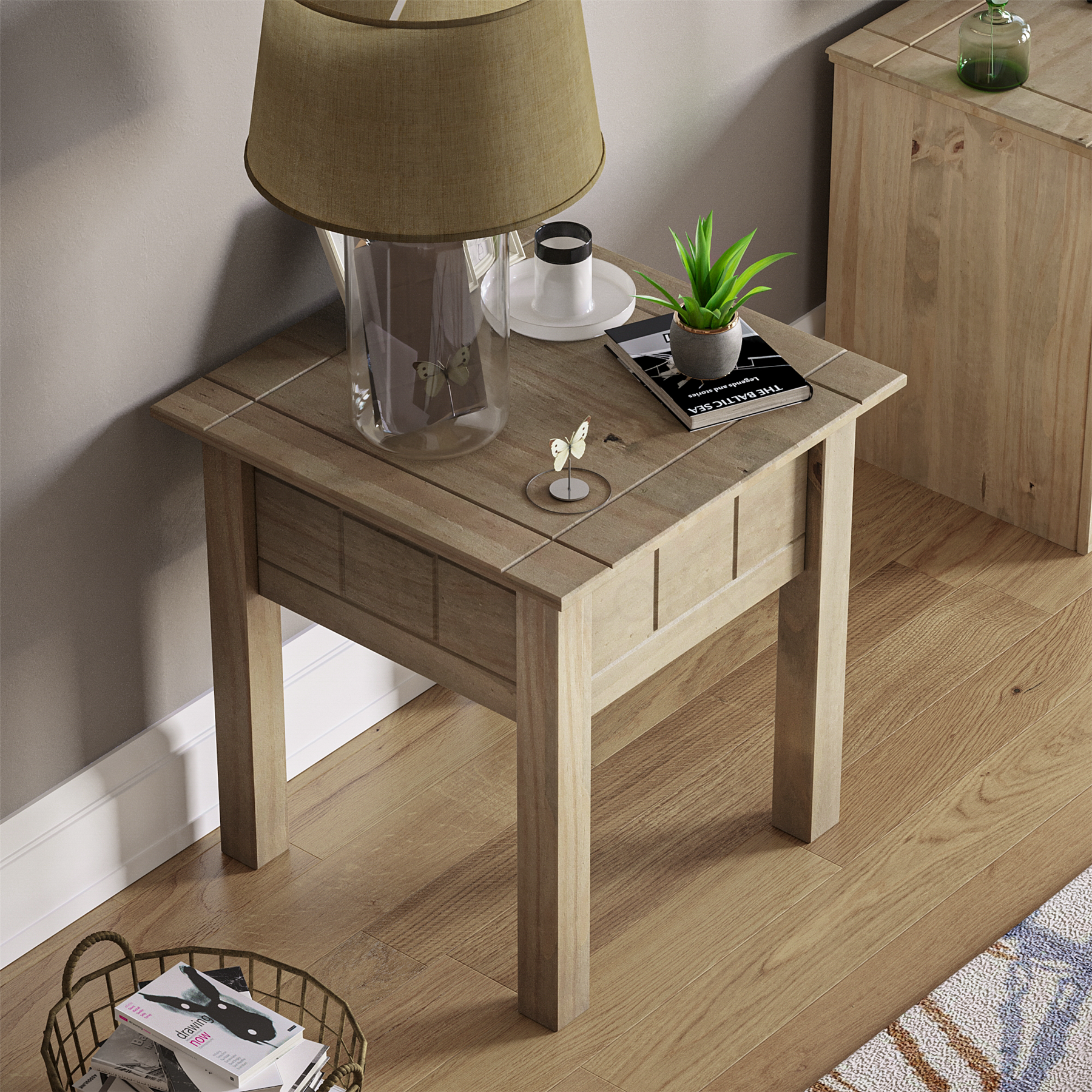 Solid Pine Bedroom Furniture Living Room Bedside Chest Drawer Coffee Table - Picture 50 of 80