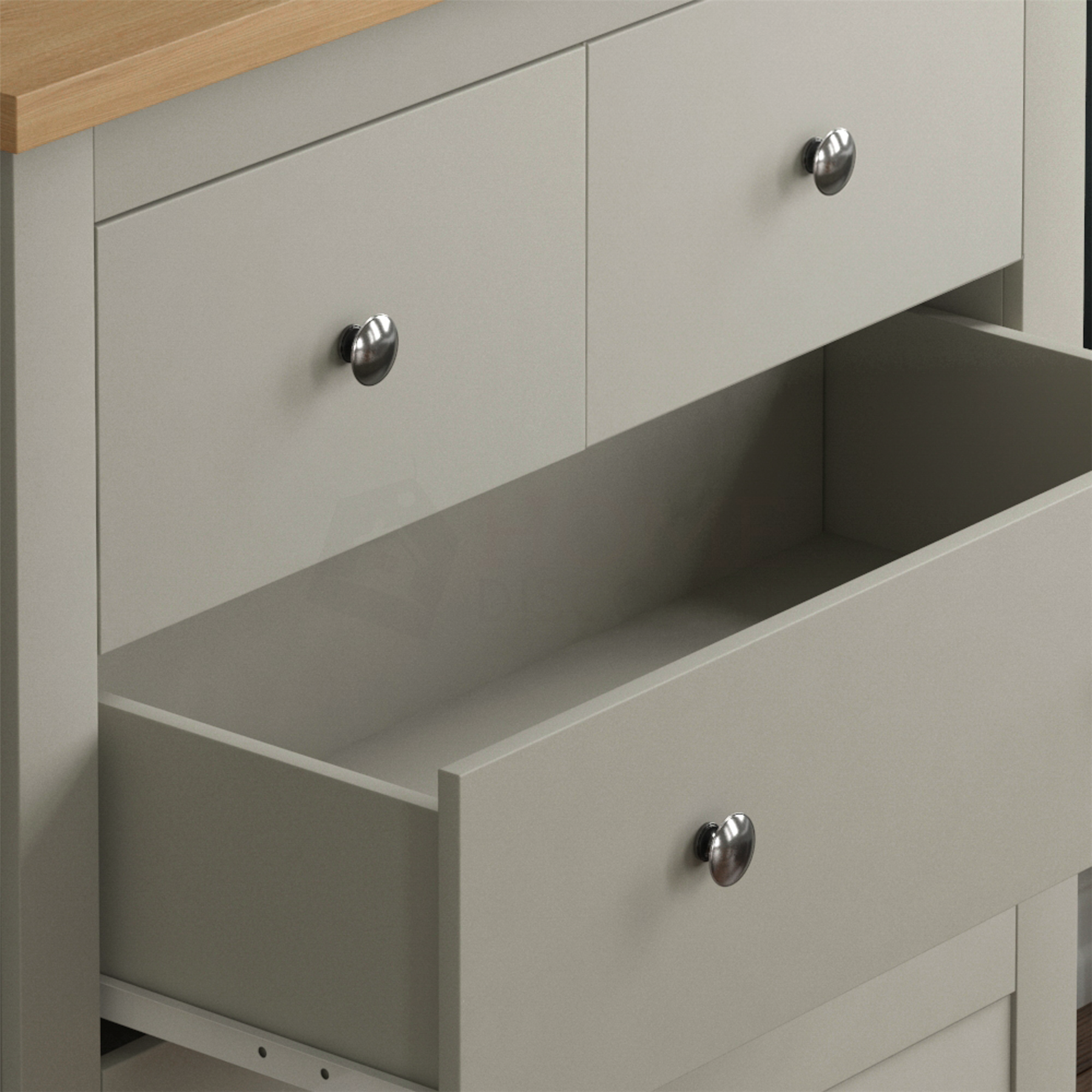 Arlington Chest of Drawers Table Bookcase Sideboard Bedroom Living Room MDF Grey - Picture 156 of 210