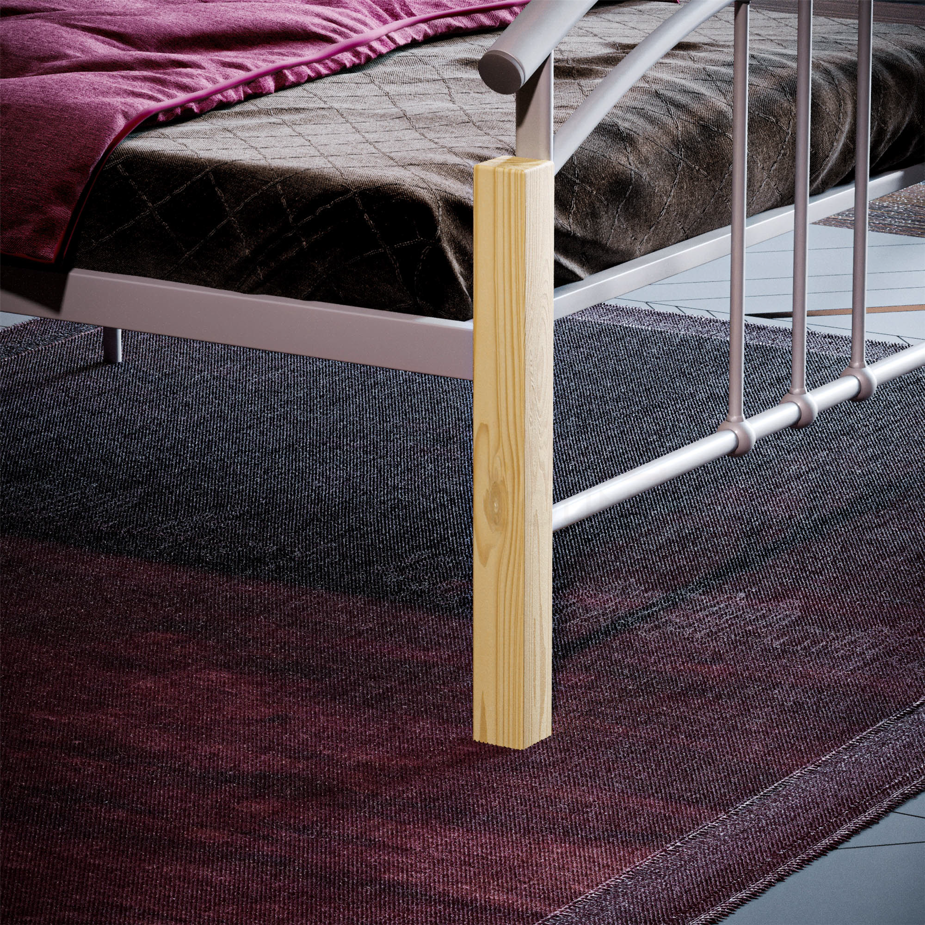 Metal Bed Single Double King Size Slat Base Headboard Set Bedroom Furniture - Picture 137 of 187