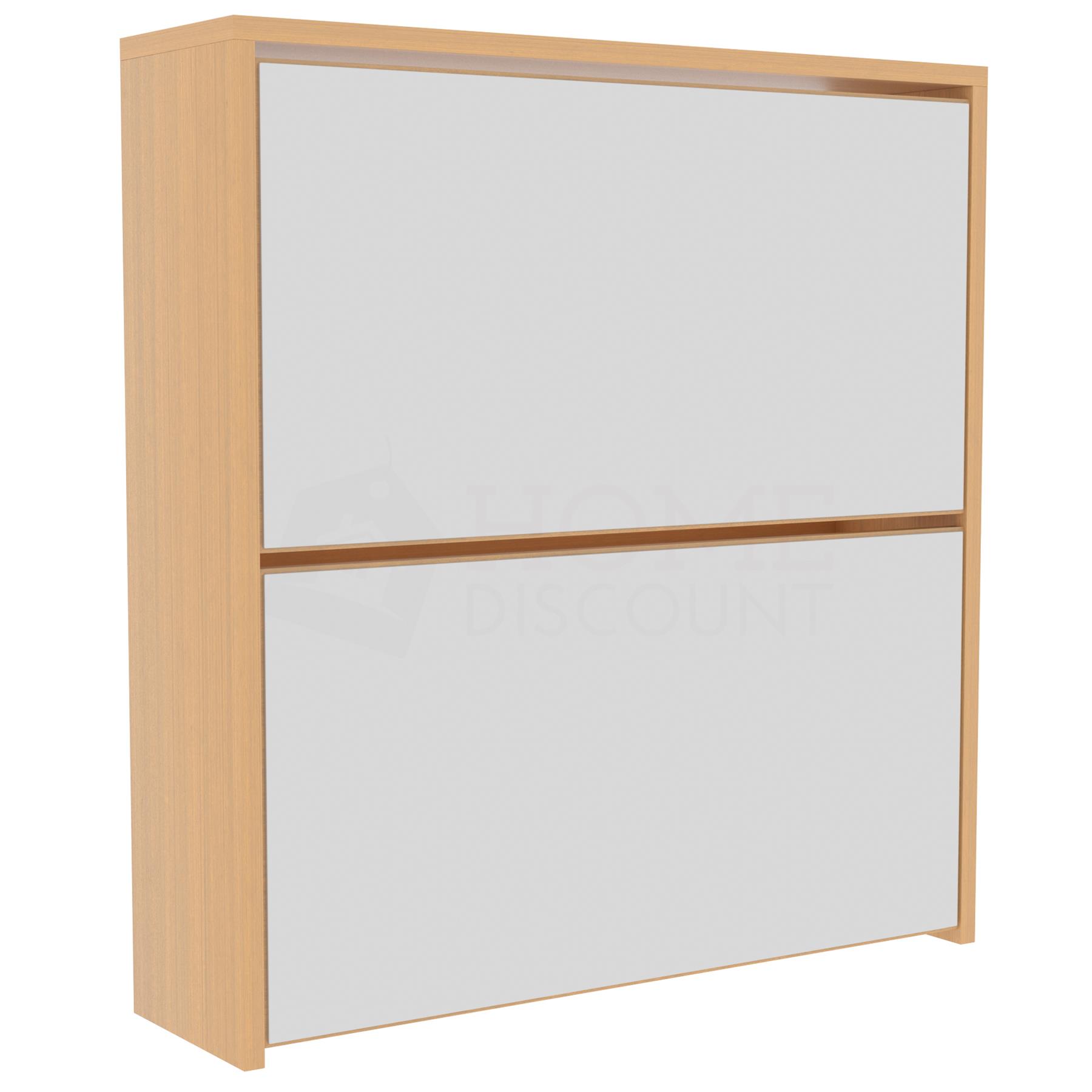 Welham 2 3 4 Drawer Shoe Cabinet Mirrored Storage Cupboard Footwear Stand Rack - Picture 19 of 91