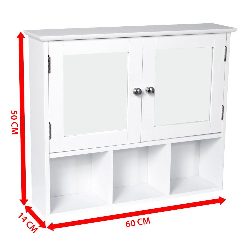 Vienna single door mirrored cabinet
