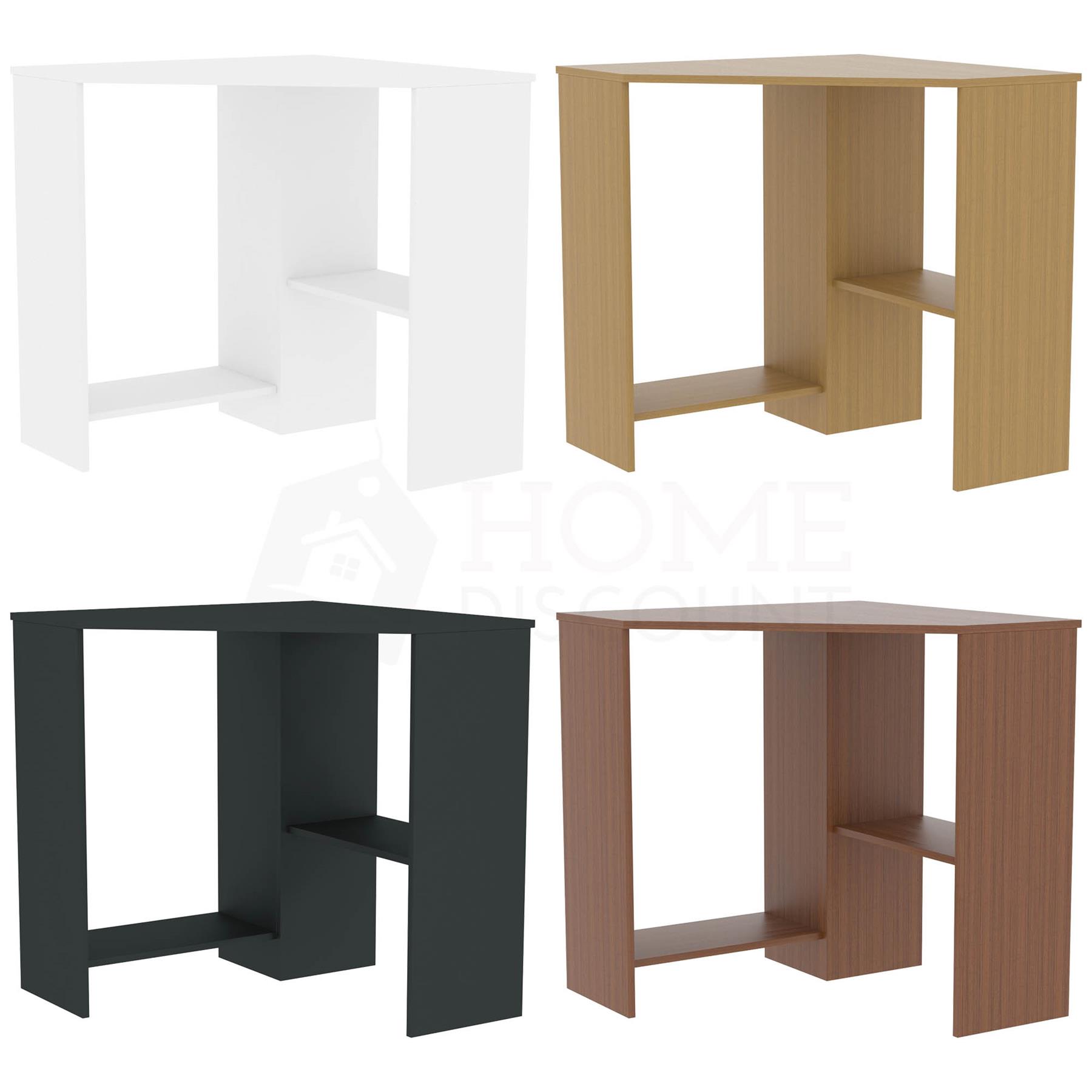 Eck-Computertisch 2 Regale Laptop PC Tisch Heim Büro Arbeitsstation