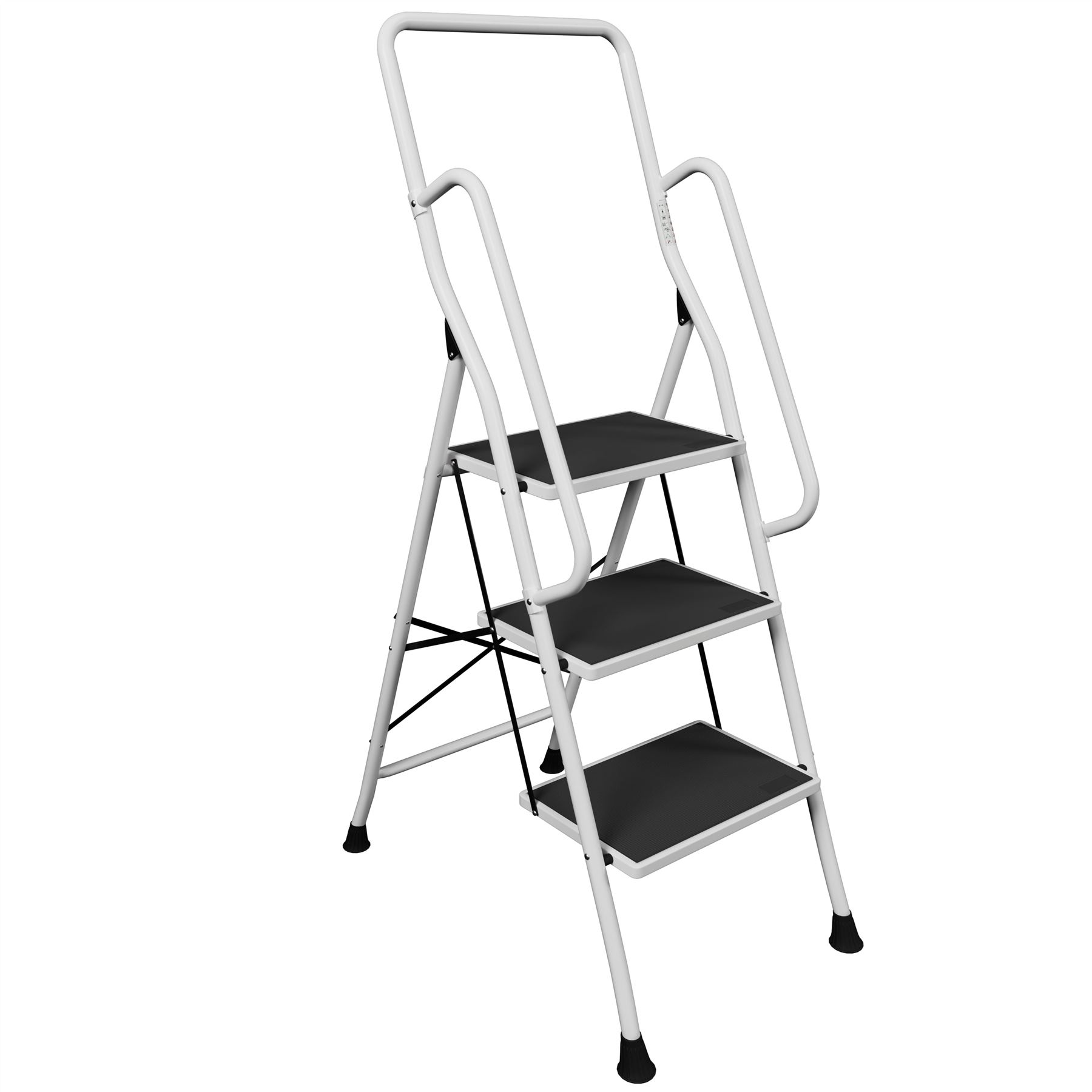 2 3 4 Step Ladder Folding Portable Compact Heavy Duty Iron Anti-Slip Mat Stool - Picture 37 of 69