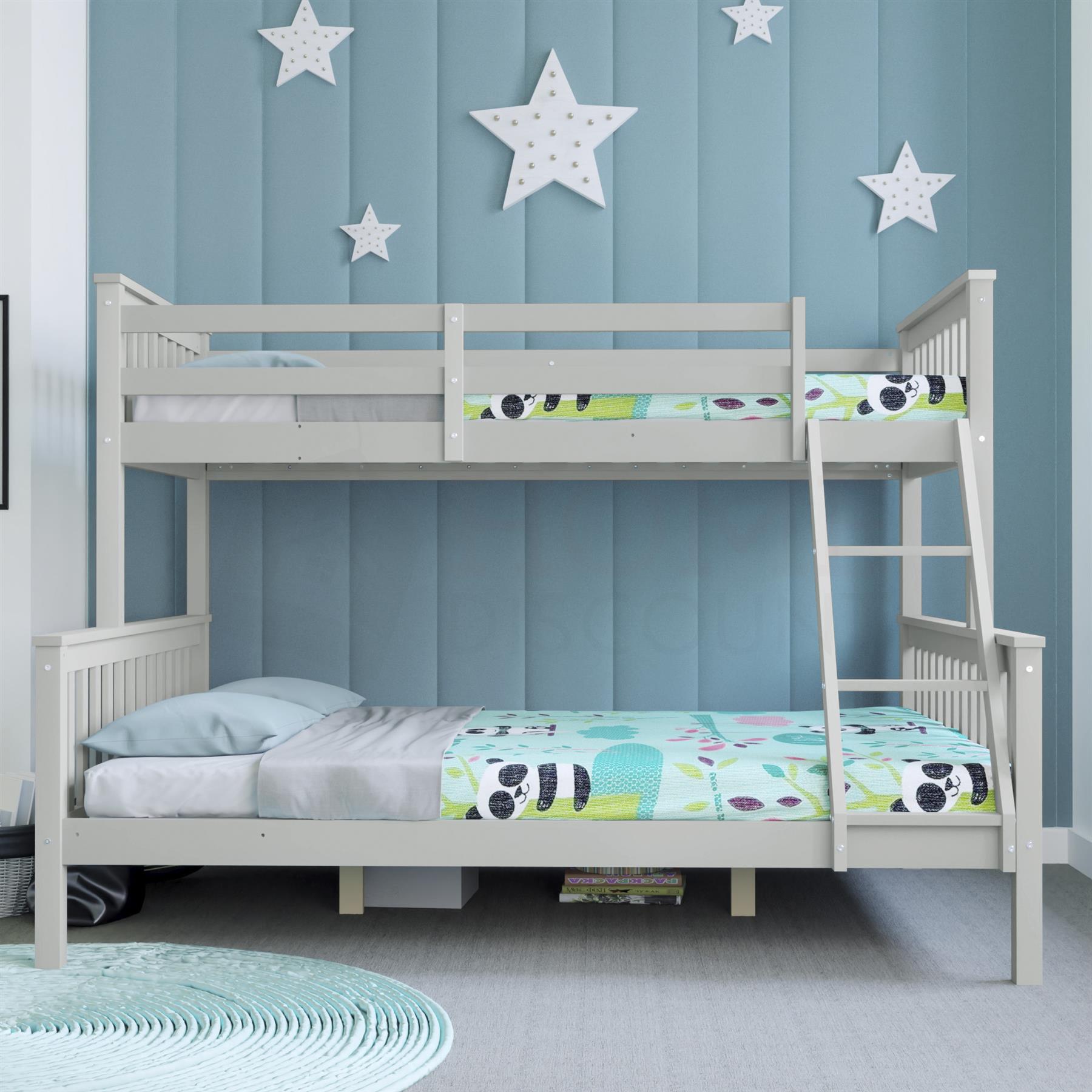 Dreibettzimmer Etagenbett Massivholzrahmen Kinder Kids Doppel & Einzel 4 Fuß 6 3 Fuß - Bild 7 von 17