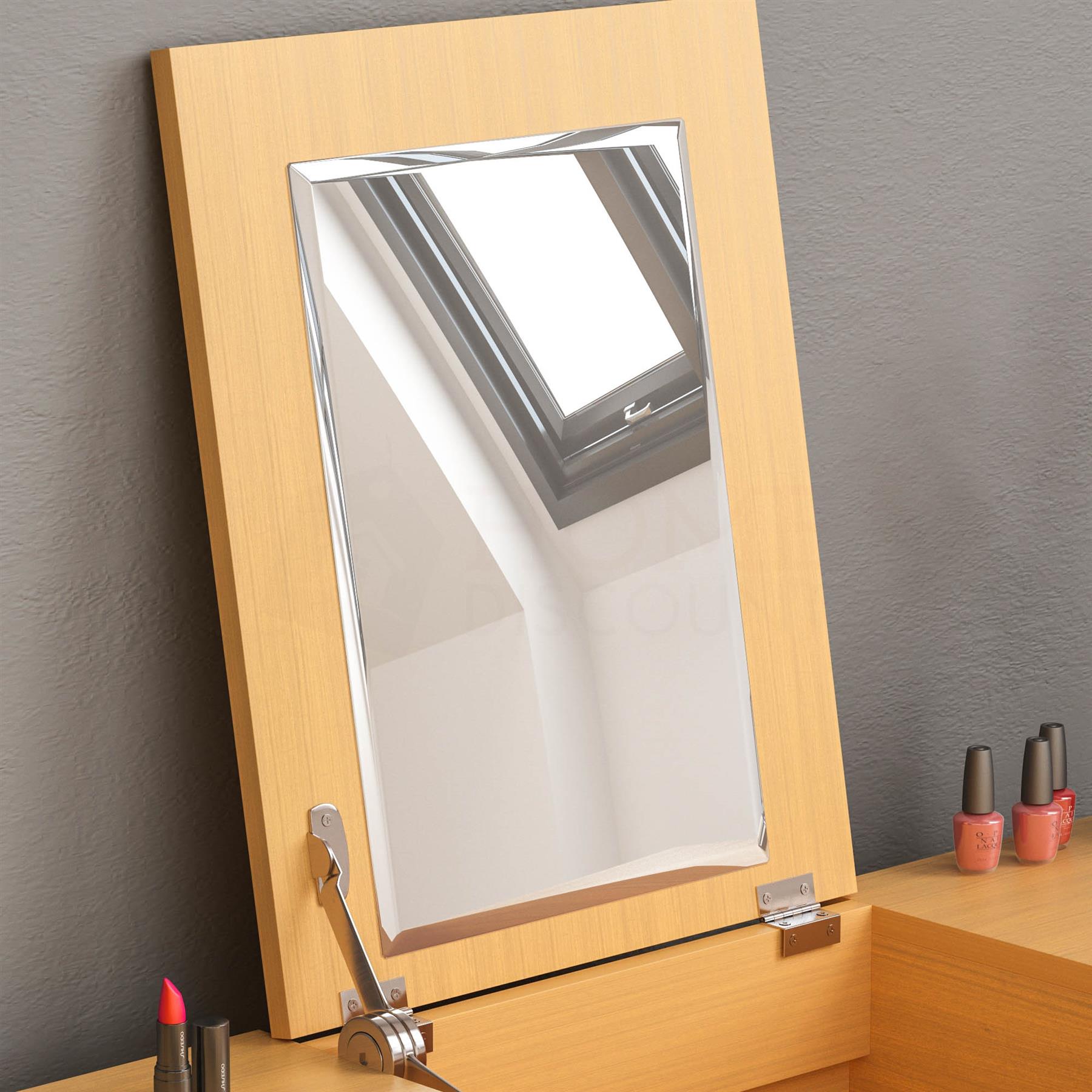 Espejo De Tocador Cajón Taburete Maquillaje JOYERÍA de vanidad