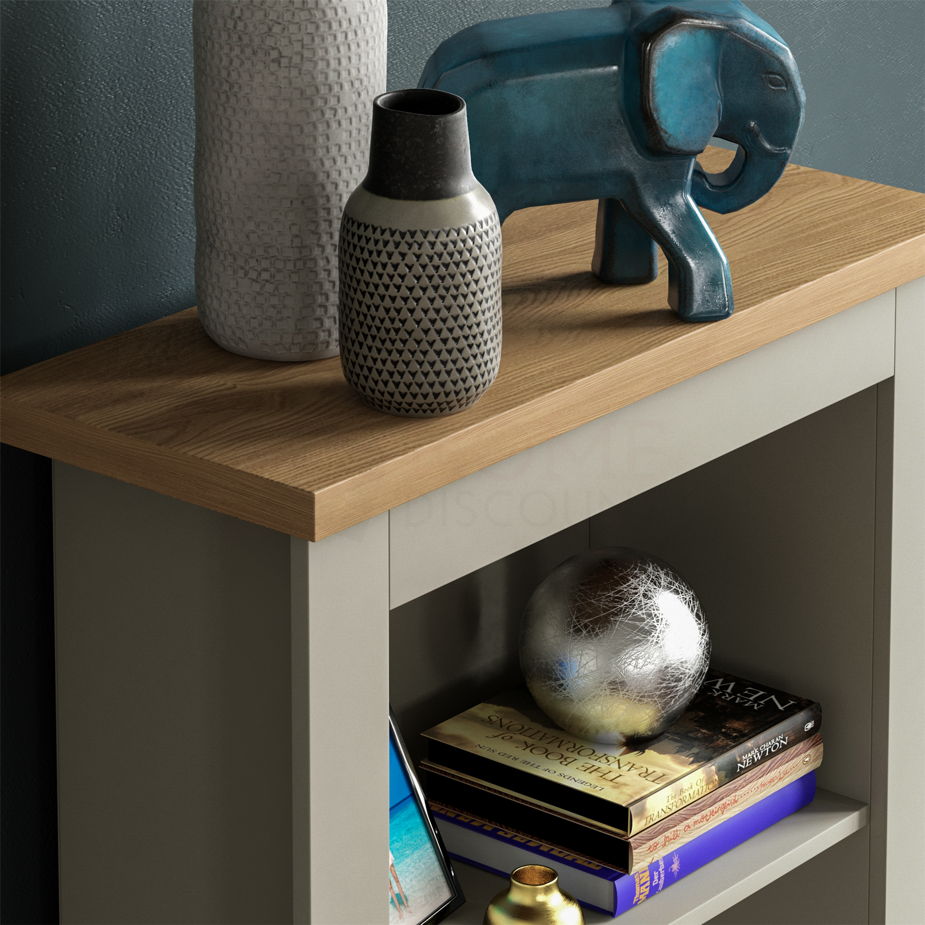 Arlington Chest of Drawers Table Bookcase Sideboard Bedroom Living Room MDF Grey - Picture 32 of 210