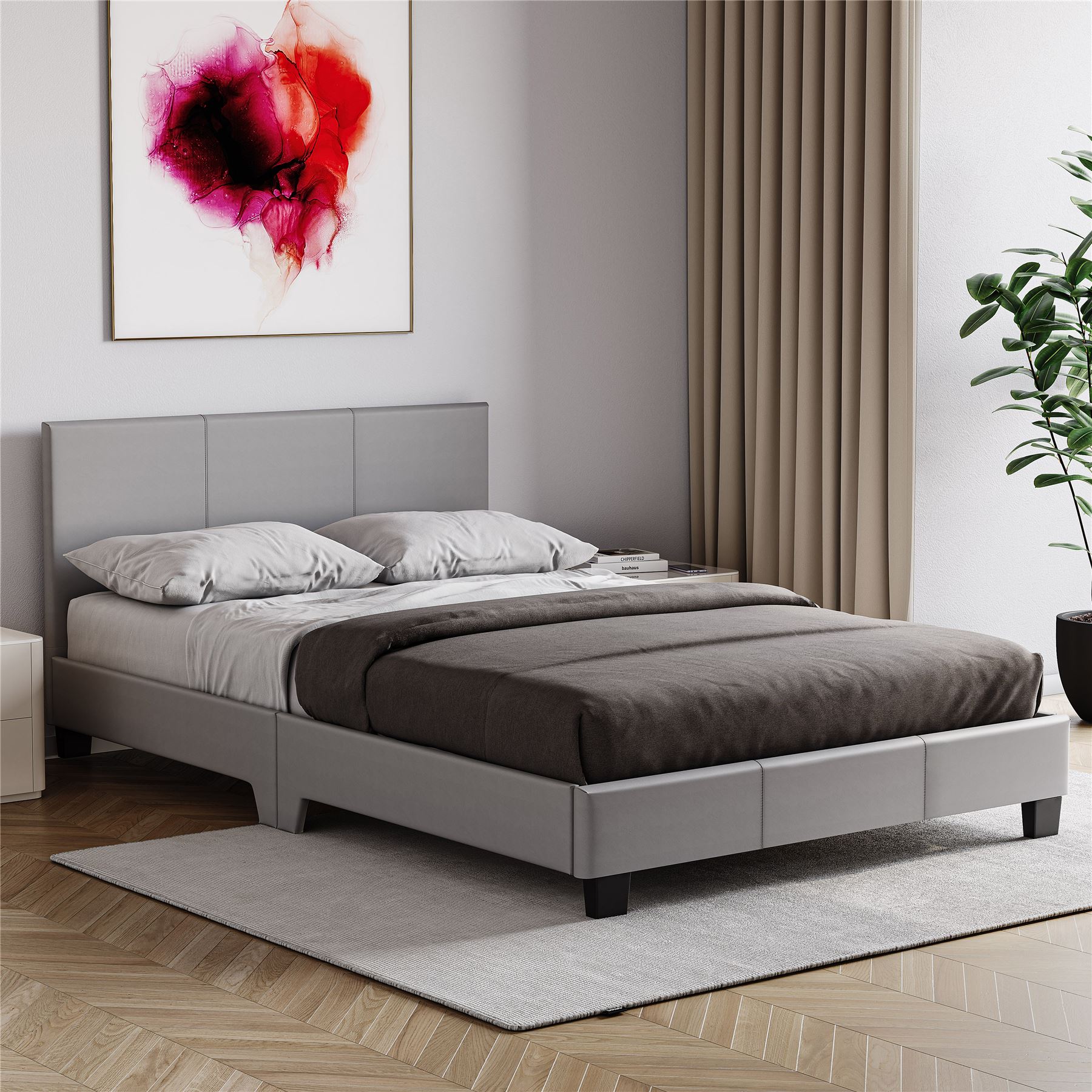 Bed Faux Leather Small Double King Size 3FT 4Ft 5Ft Ottoman Storage UKFR - Picture 32 of 75