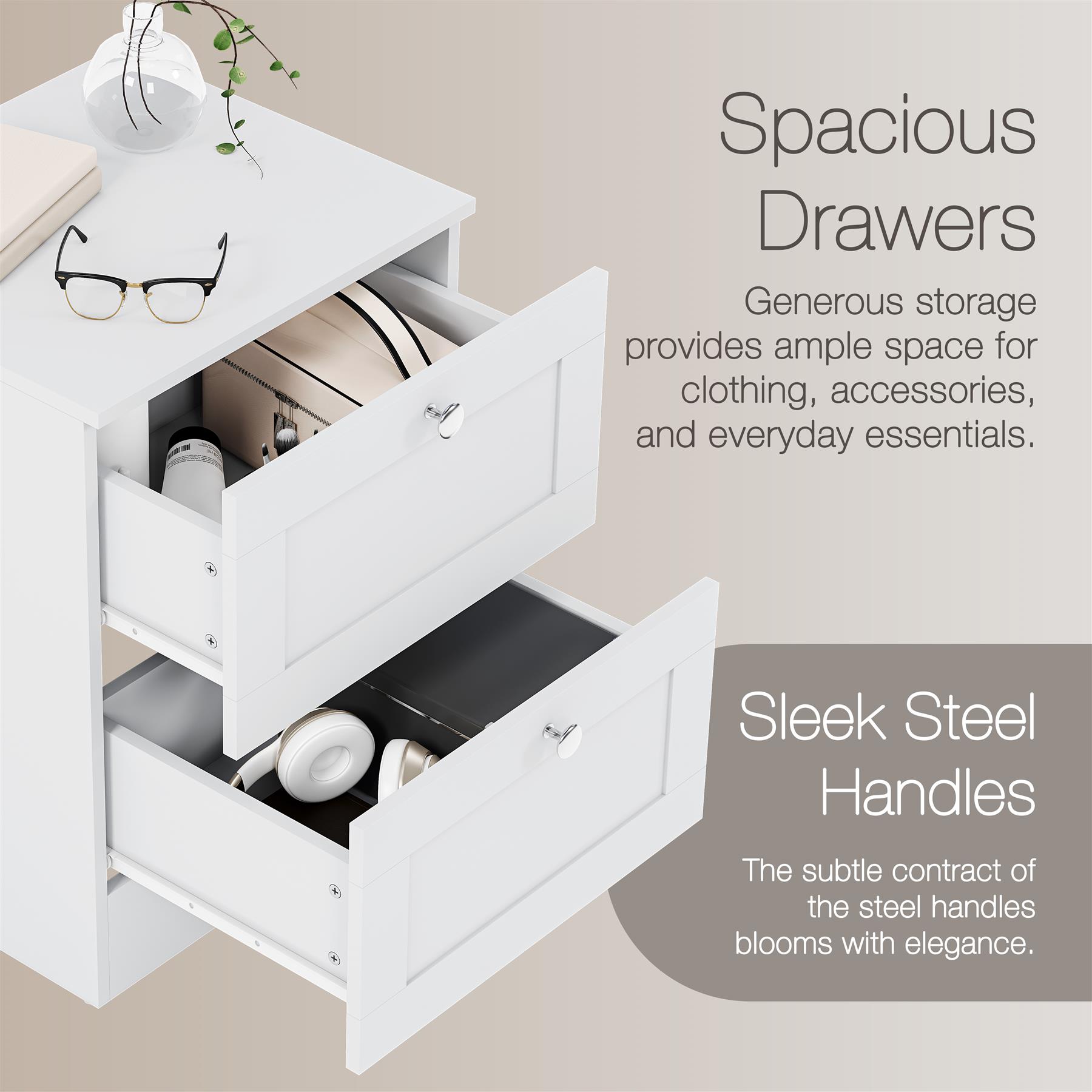 Vida Designs Altino Chest of Drawers Wardrobe Range Mirror Bedroom Furniture New - Produktbild 5