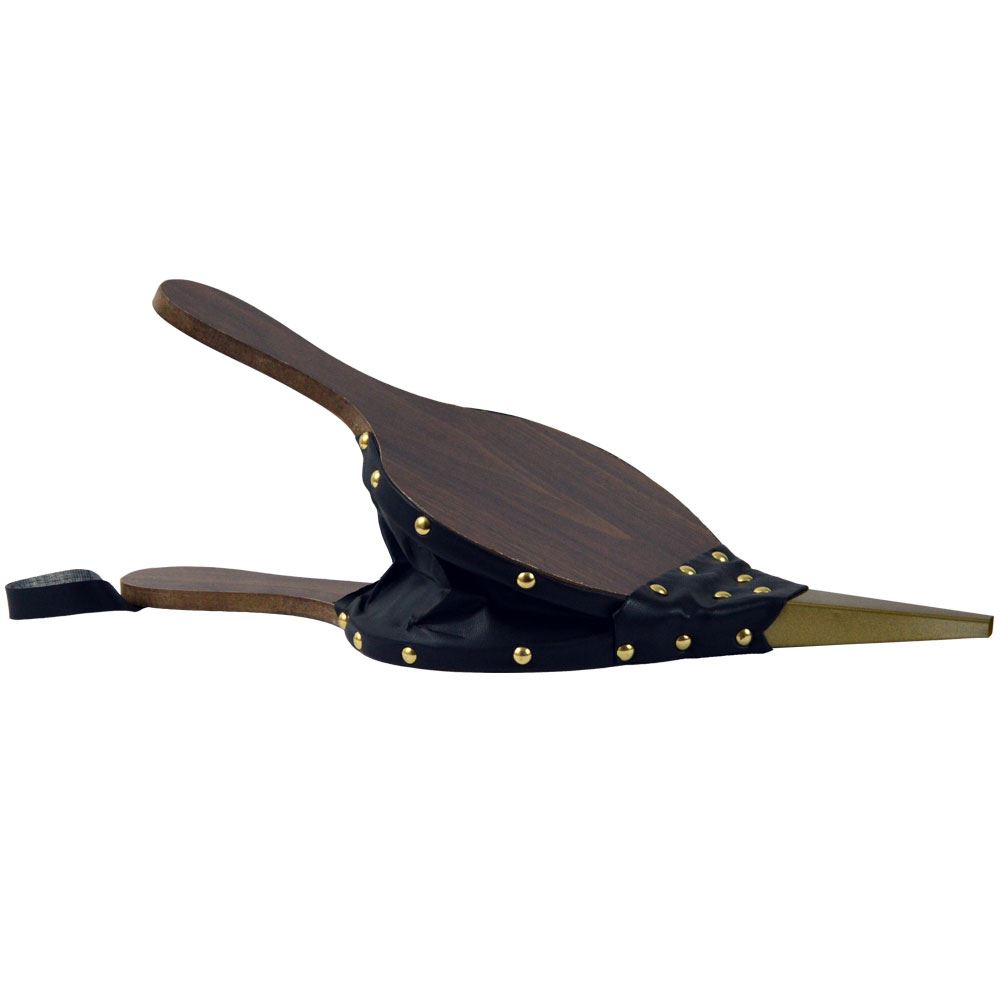 Fire Bellows Light & Dark Brown Fireplace Traditional Stove Fire