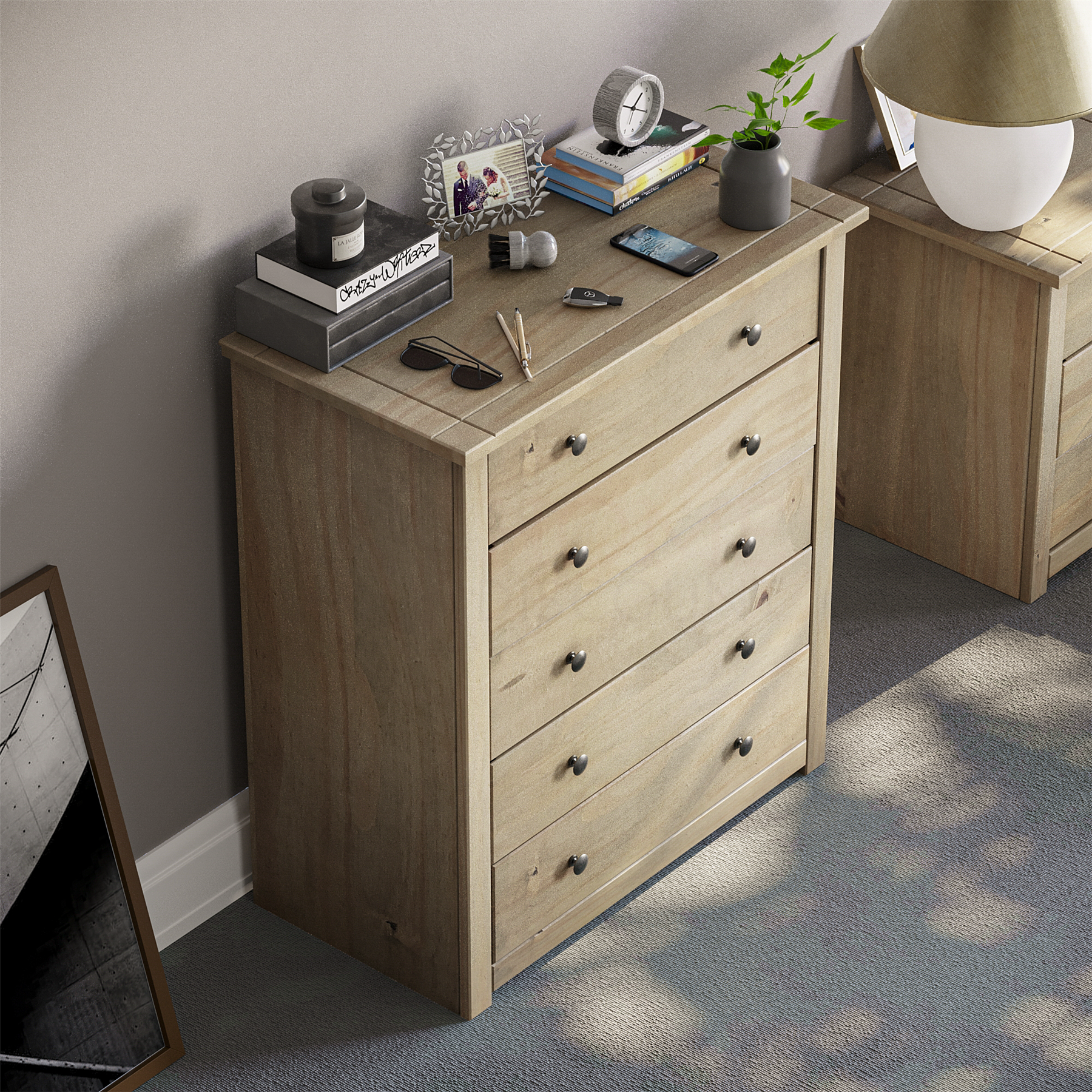 Solid Pine Bedroom Furniture Living Room Bedside Chest Drawer Coffee Table - Picture 77 of 80