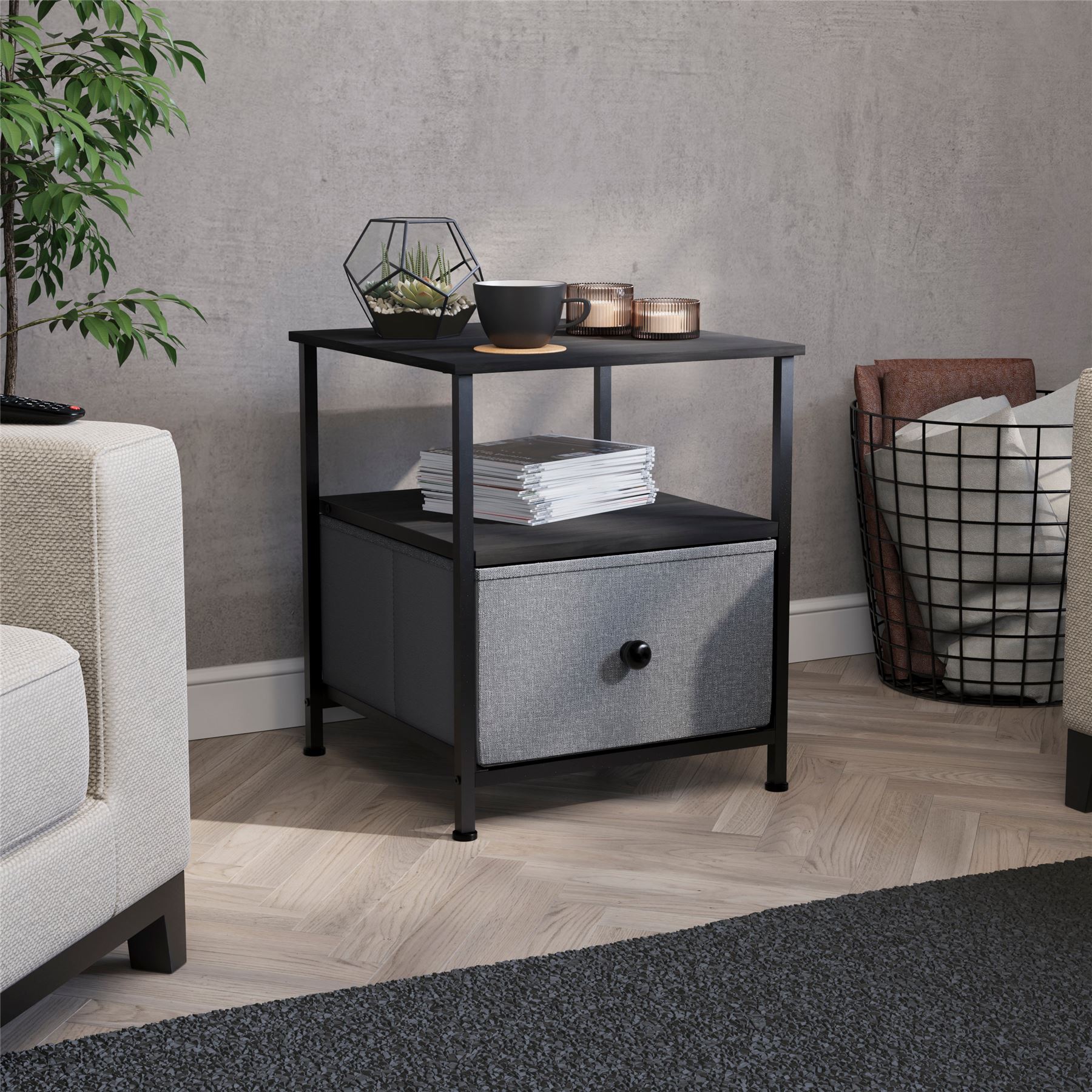 Vida Designs Stoff Kommode Aufbewahrungsschrank Schlafzimmer Flur 'UKFR' - Bild 19 von 193