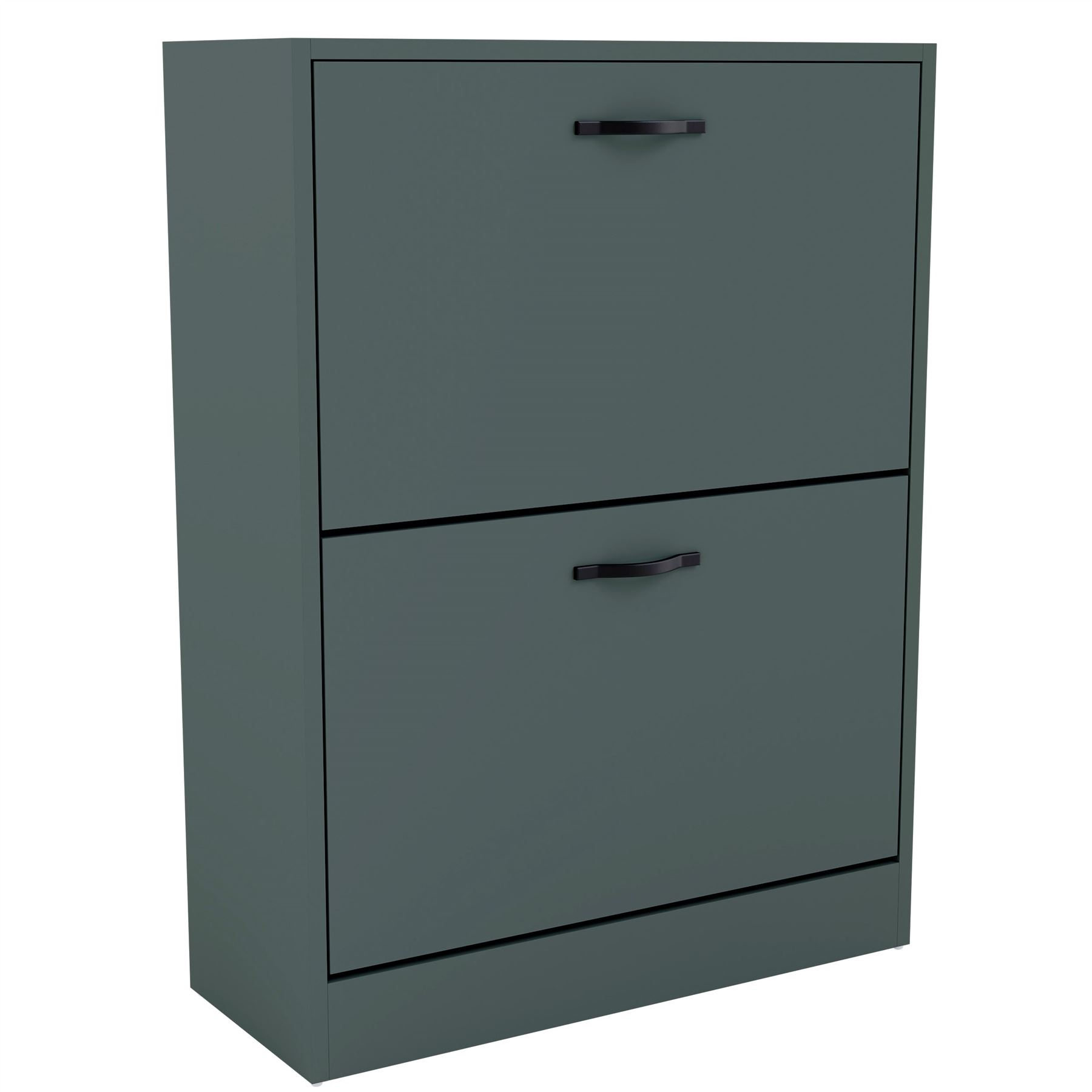 Shoe Cabinet 2 Drawer Storage Organiser Footwear Rack Cupboard Hallway Unit - Picture 32 of 79