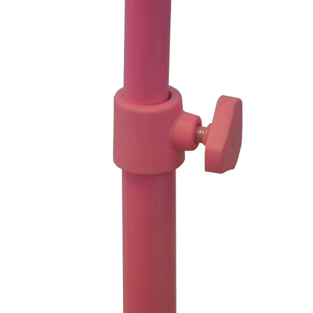 Porta Indumenti Singolo Doppio Argento o Rosa Regolabile Portatile Appendiabiti Binario Stand - Foto 18 di 34