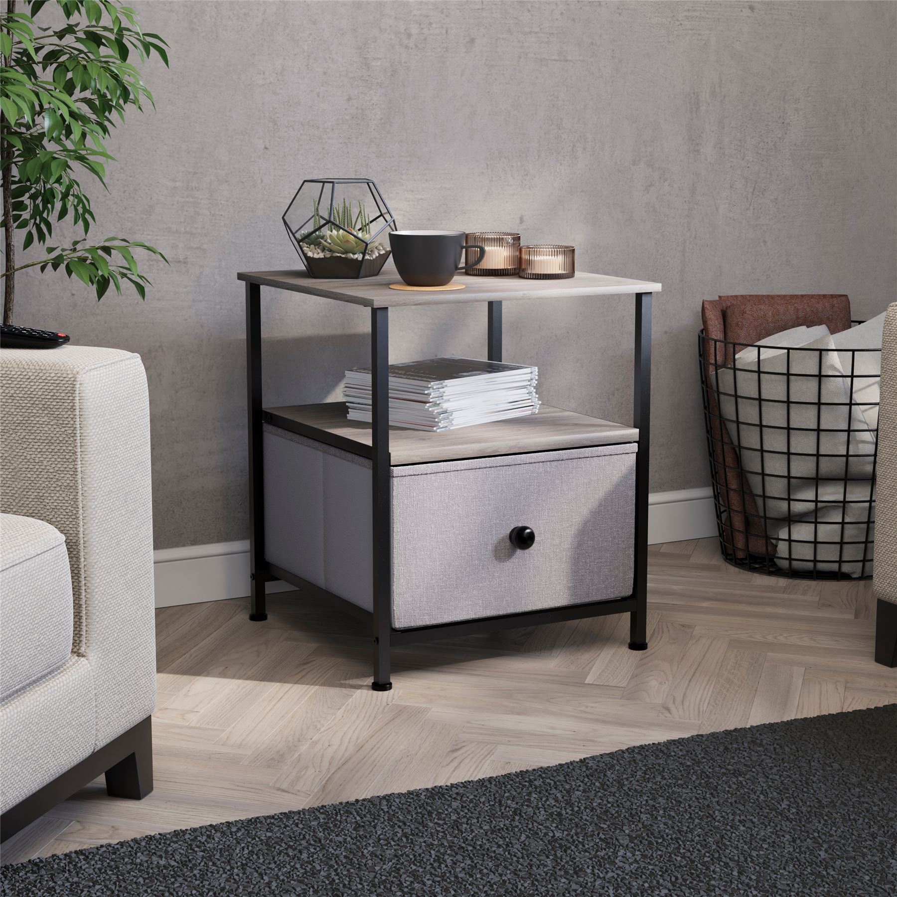 Vida Designs Stoff Kommode Aufbewahrungsschrank Schlafzimmer Flur 'UKFR' - Bild 10 von 193