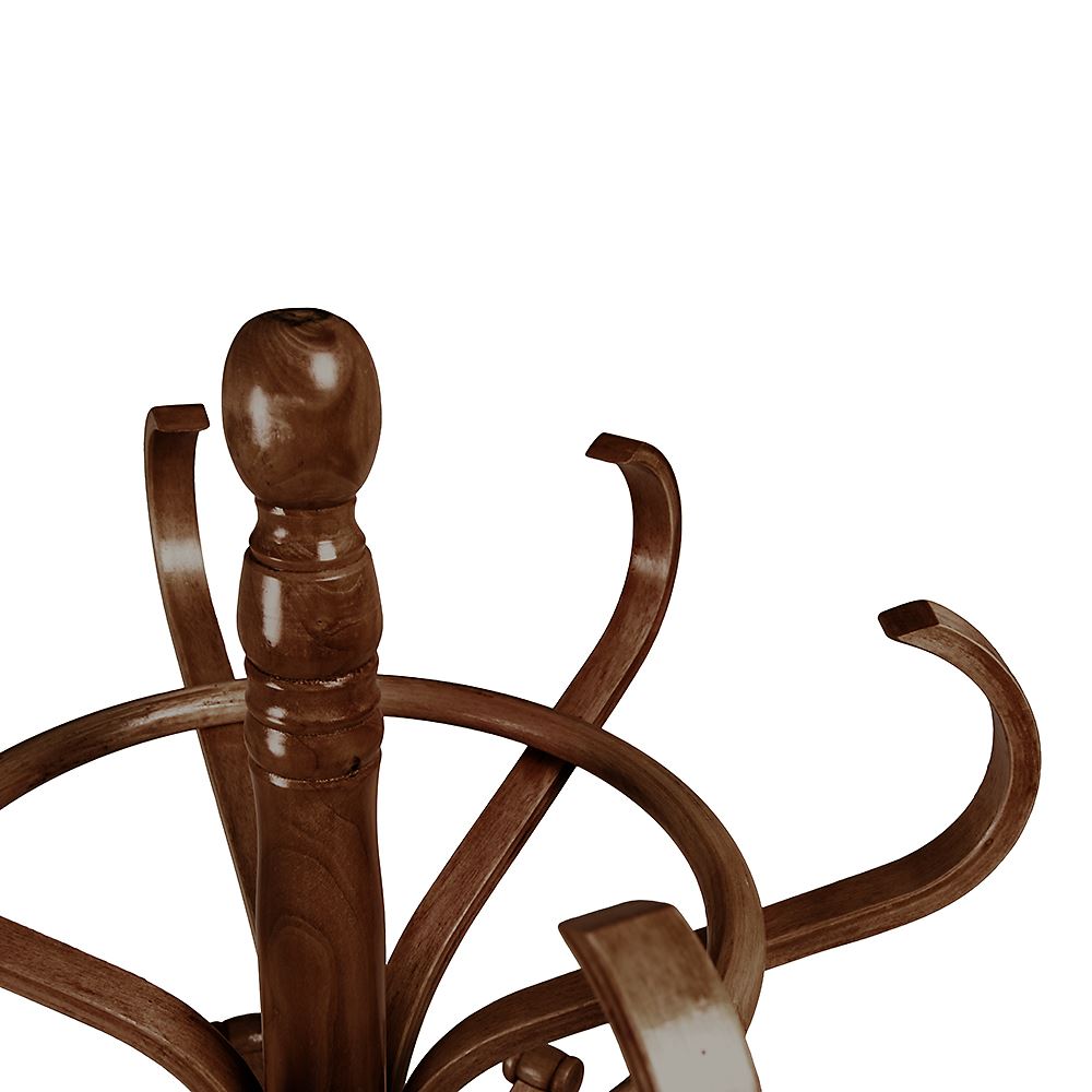 Coat Stand Bentwood 3 Leg Floor Standing Hat Rack Premium Pine By Home
