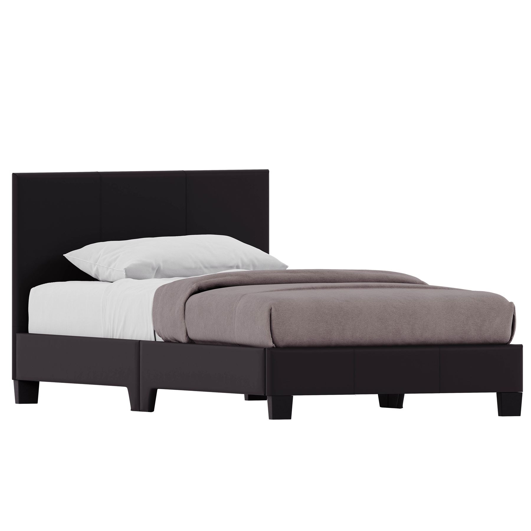 Ottoman Storage Bed Gas Lift Double King Size Leather Bed Slatted Base Headboard - Picture 78 of 137