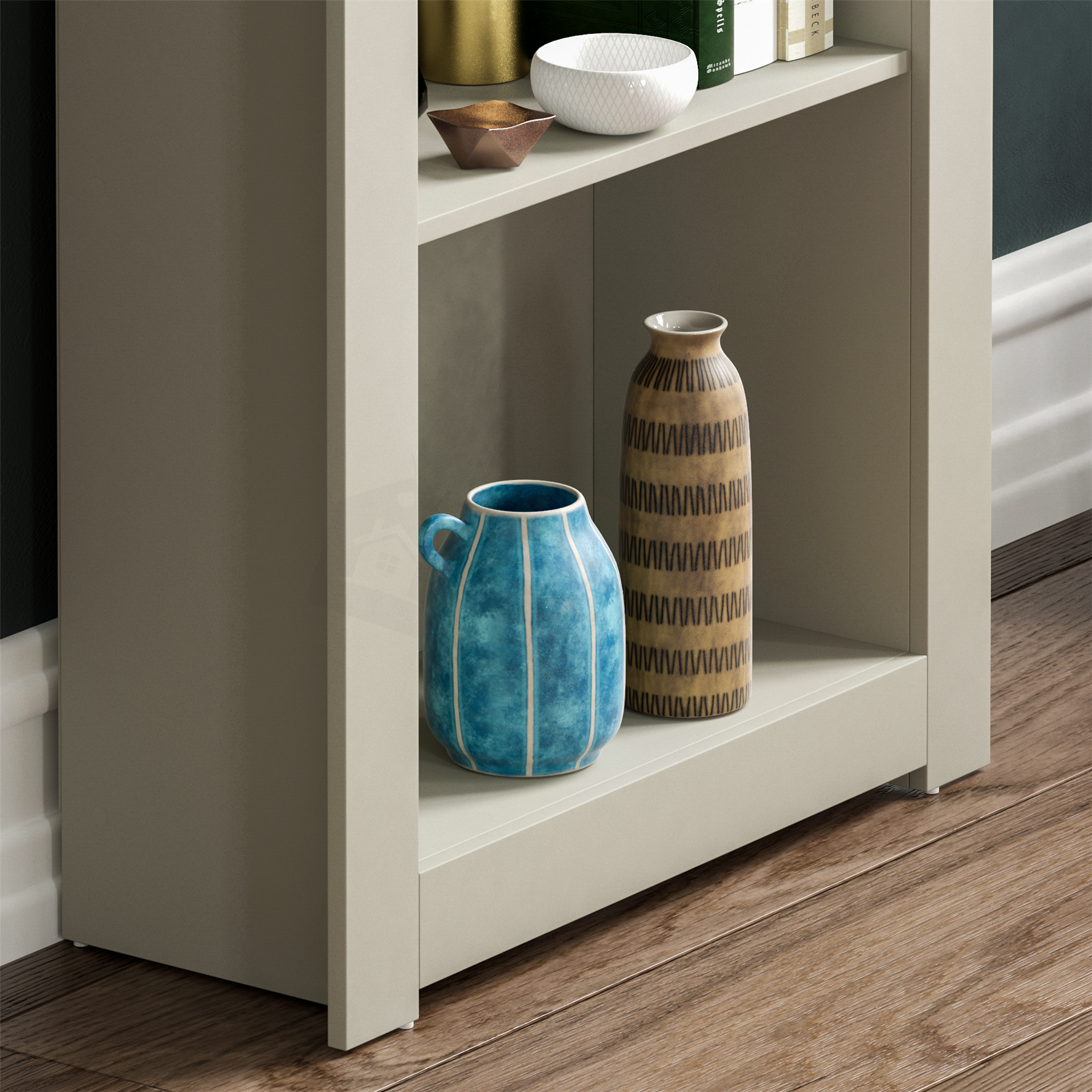 Arlington Chest of Drawers Table Bookcase Sideboard Bedroom Living Room MDF Grey - Picture 34 of 210