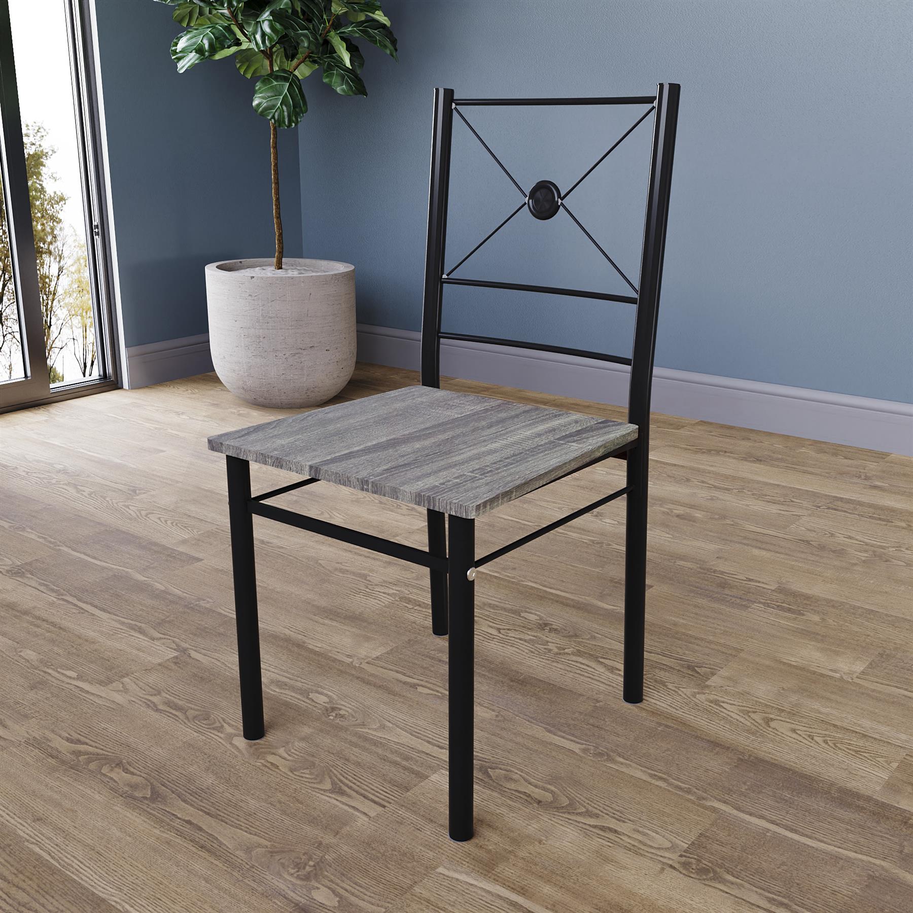 Wooden Dining Table & Chair Set 2 / 4 Seater Bench Chair Kitchen Room Furniture - Picture 71 of 82