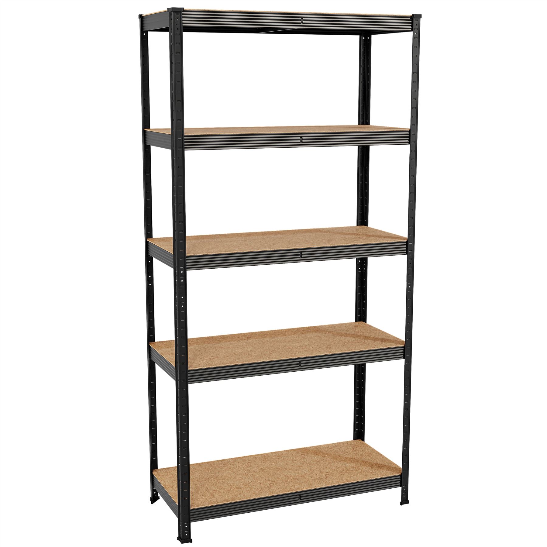 Heavy Duty Garage Shelving 5 Tier Racking Storage Garage Black - Picture 20 of 28