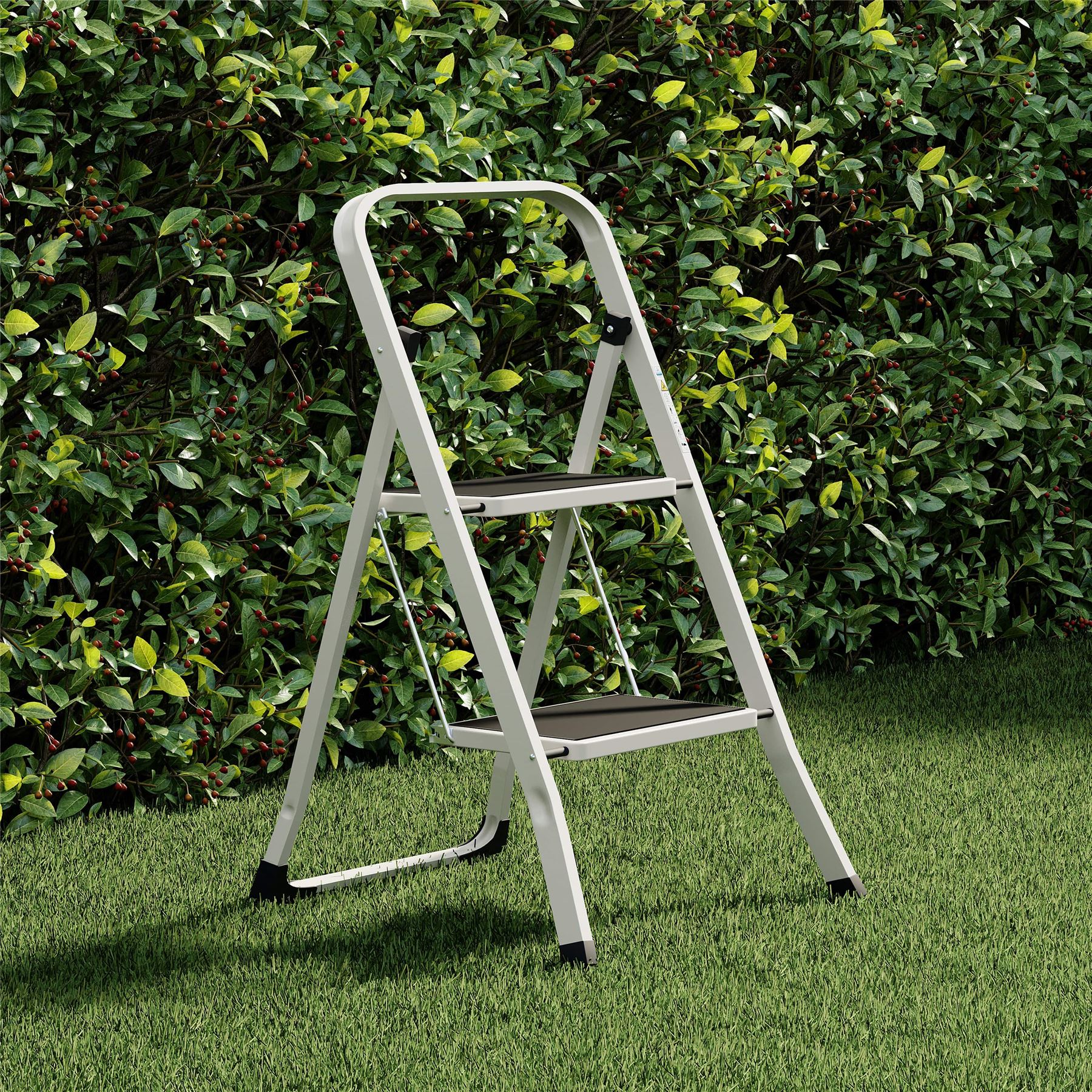 2 3 4 Step Ladder Folding Portable Compact Heavy Duty Iron Anti-Slip Mat Stool - Picture 13 of 69