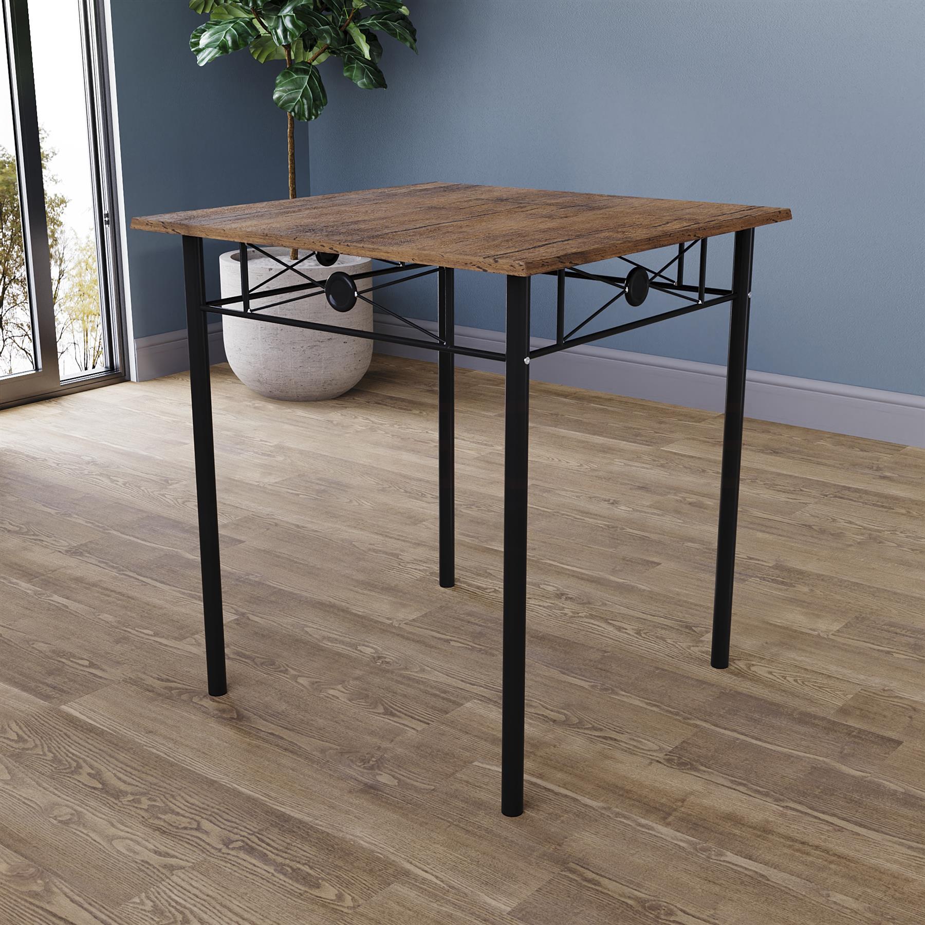 Wooden Dining Table & Chair Set 2 / 4 Seater Bench Chair Kitchen Room Furniture - Picture 34 of 82
