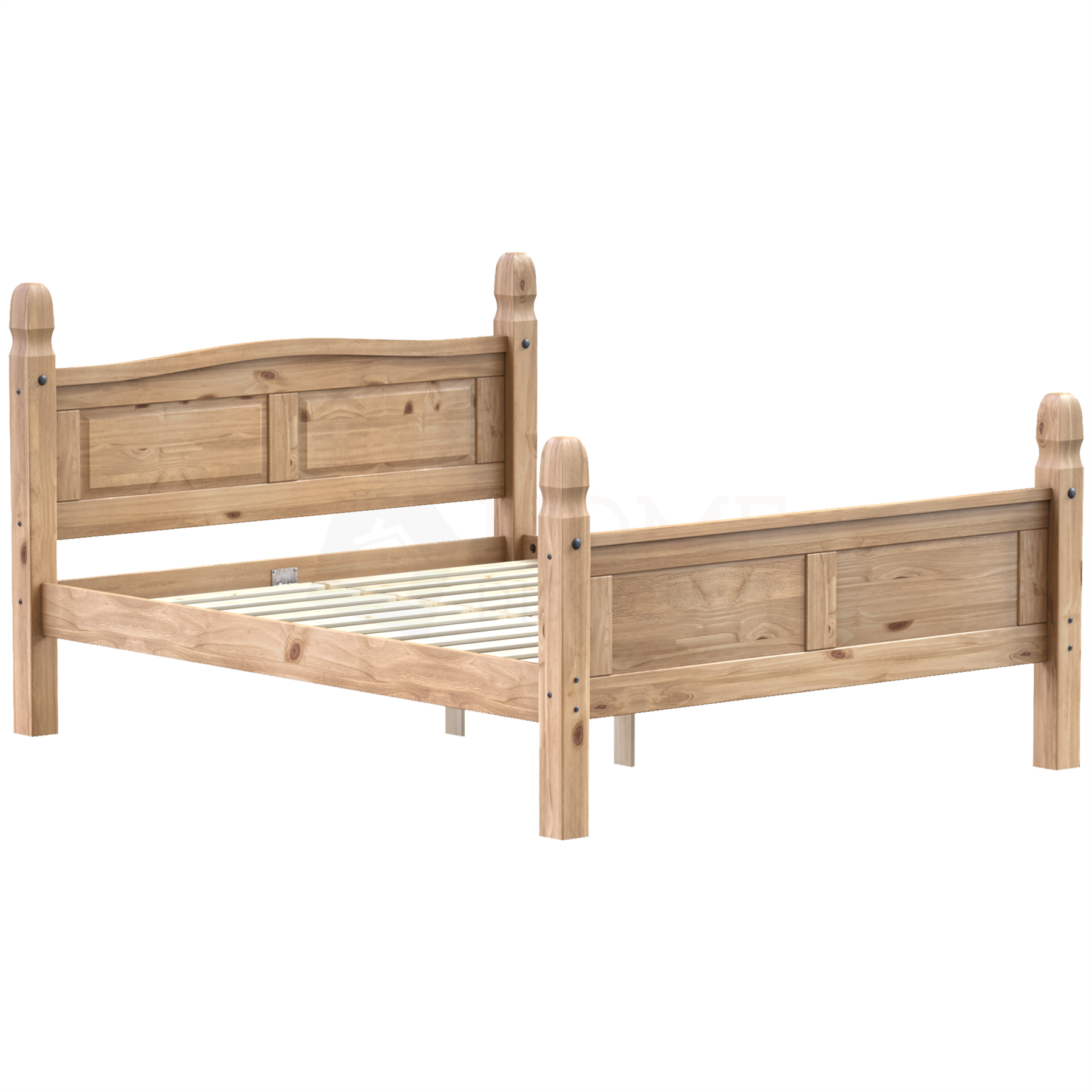 Corona Chest of Drawers Wardrobe Bed Mexican Solid Waxed Pine Bedroom Furniture - Picture 98 of 129