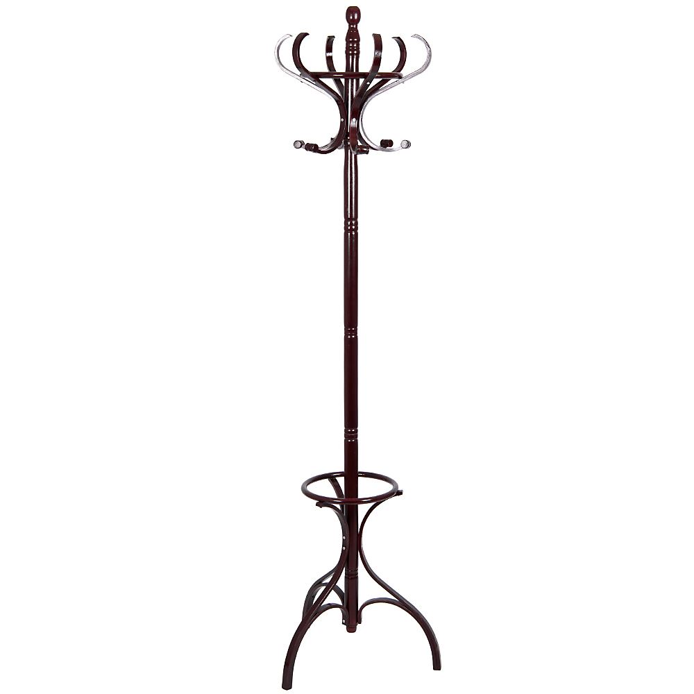 Coat Stand Bentwood 3 Leg Floor Standing Hat Rack Premium Pine By Home