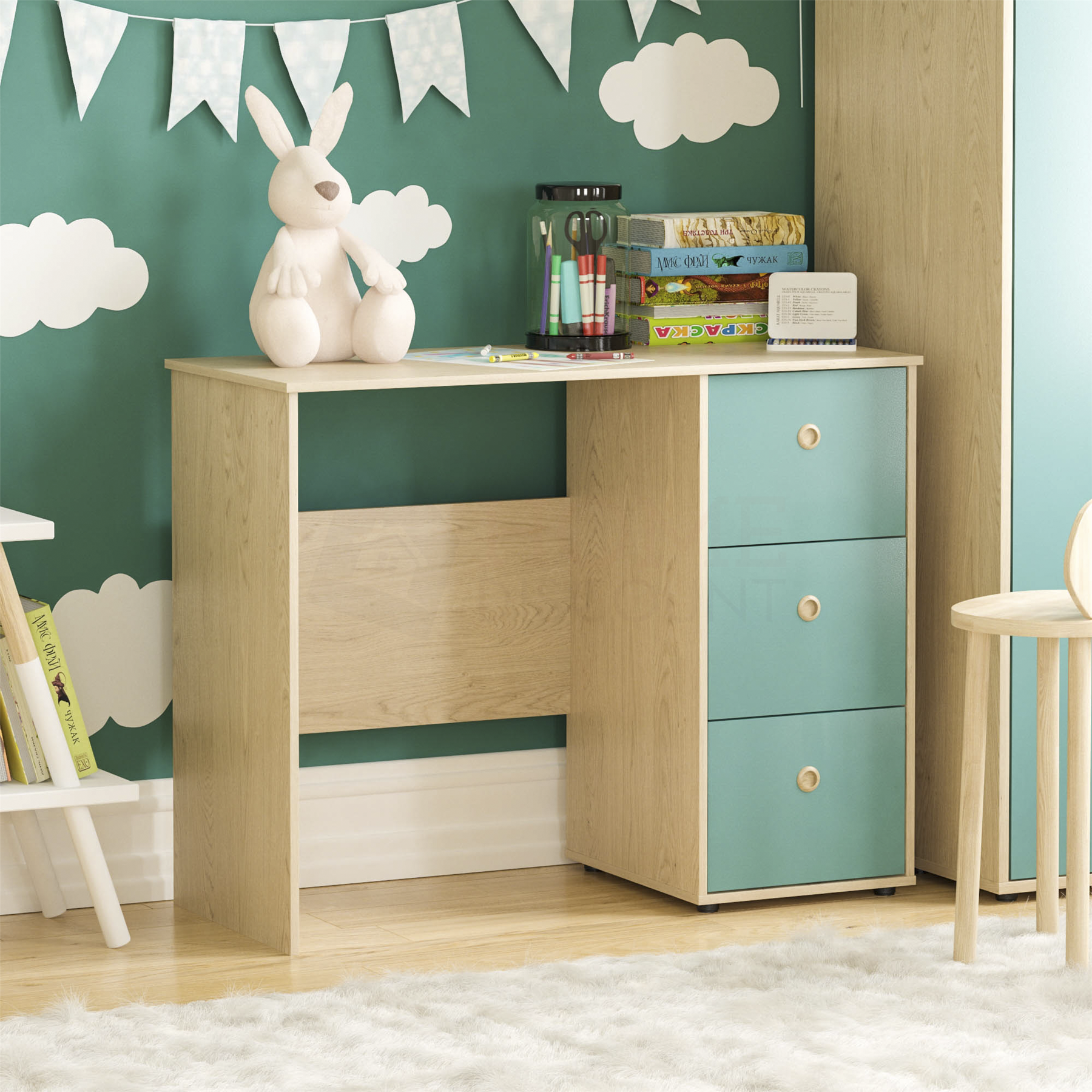 Bedroom Furniture Set Chest of Drawers Wardrobe Bedside Cabinet Table Desk - Picture 17 of 31