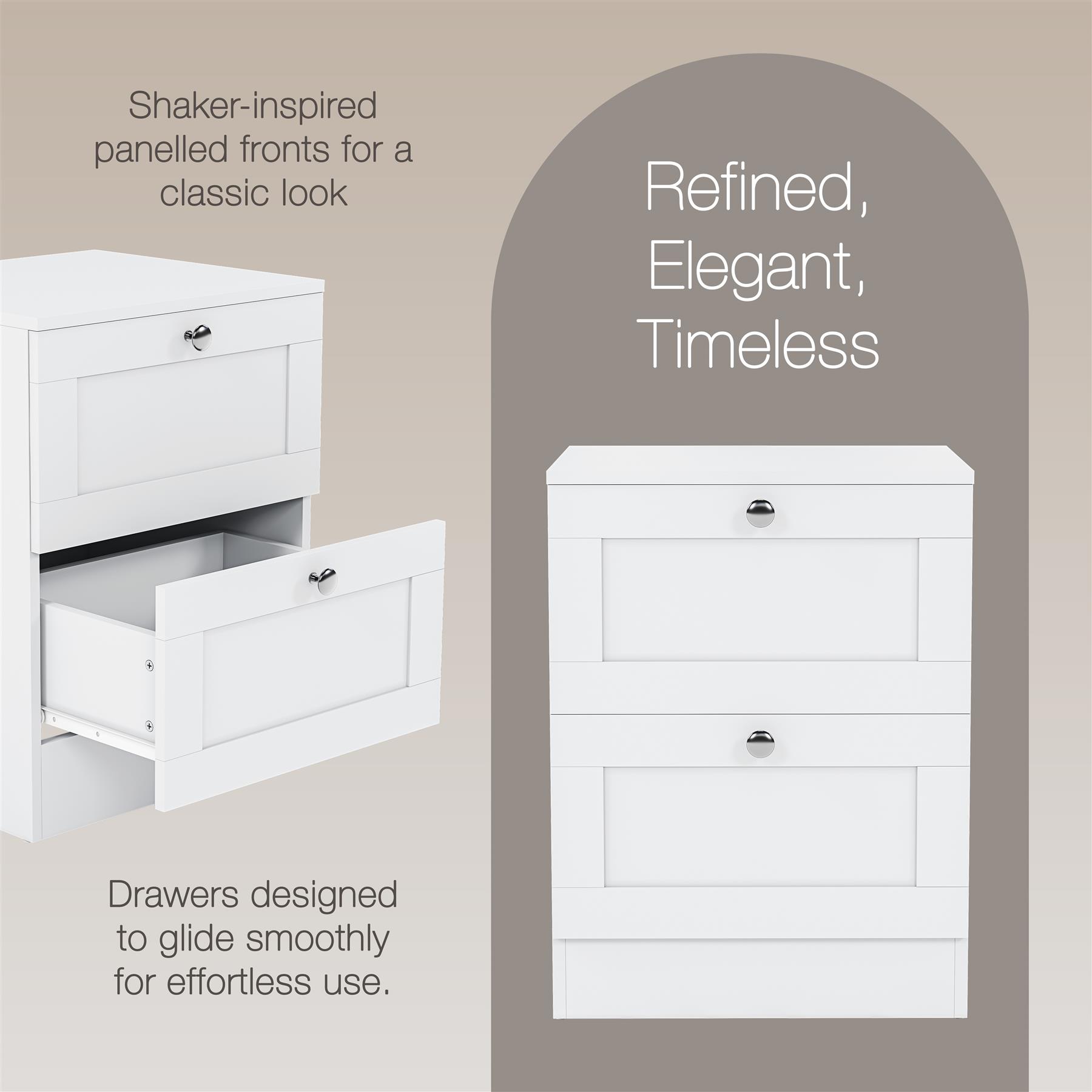 Vida Designs Altino Chest of Drawers Wardrobe Range Mirror Bedroom Furniture New - Produktbild 3
