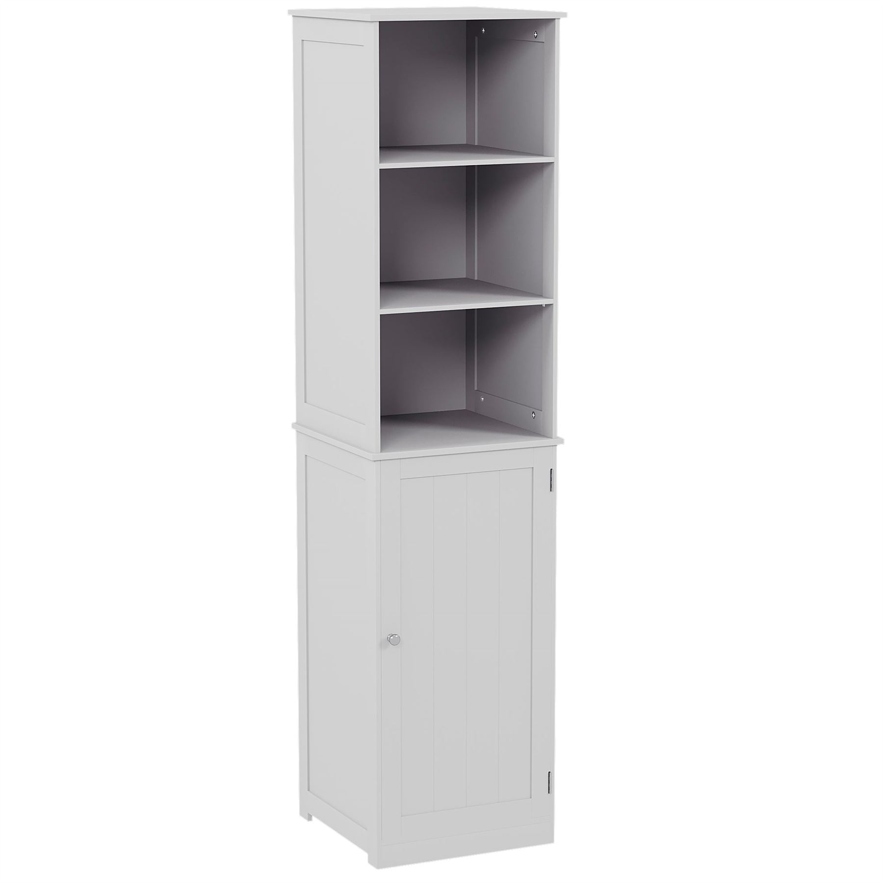 Priano Bathroom Cabinet Door Wall Mounted Freestand Storage Furniture White Grey - Picture 102 of 153