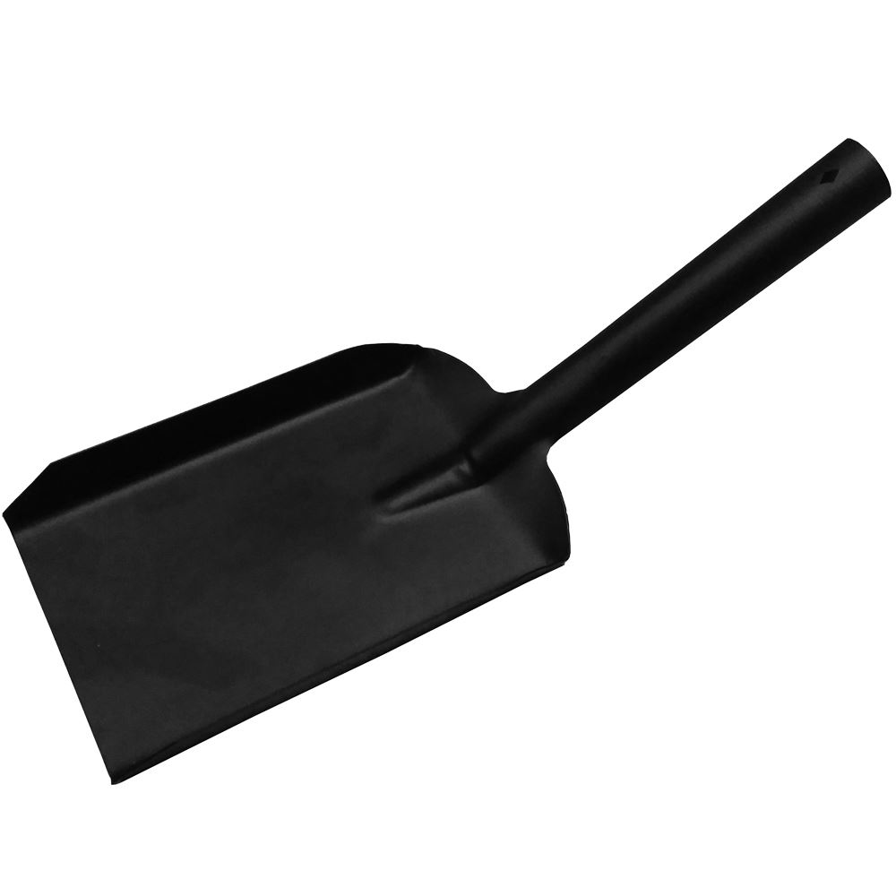 5" Fire Shovel Coal Fireside Fireplace Steel Black Dust Pan By Home