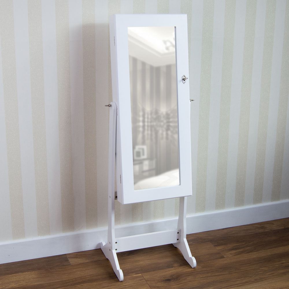 Nishano Jewellery Mirror Floor Free Standing Bedroom Storage