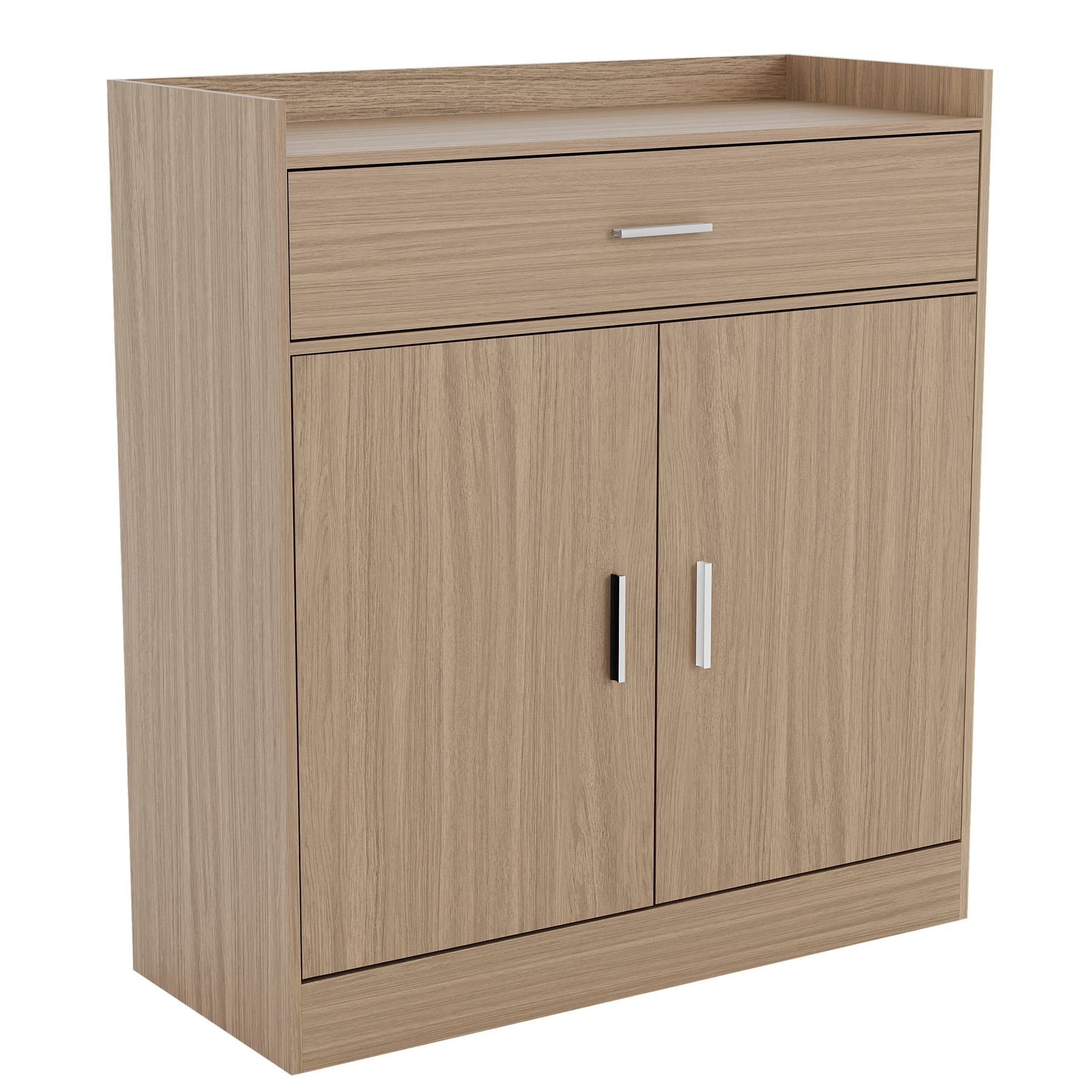 Vida Designs Dalby Shoe Storage Cabinet 2 Door 1 Drawer Shoe Rack Cupboard - Picture 20 of 37