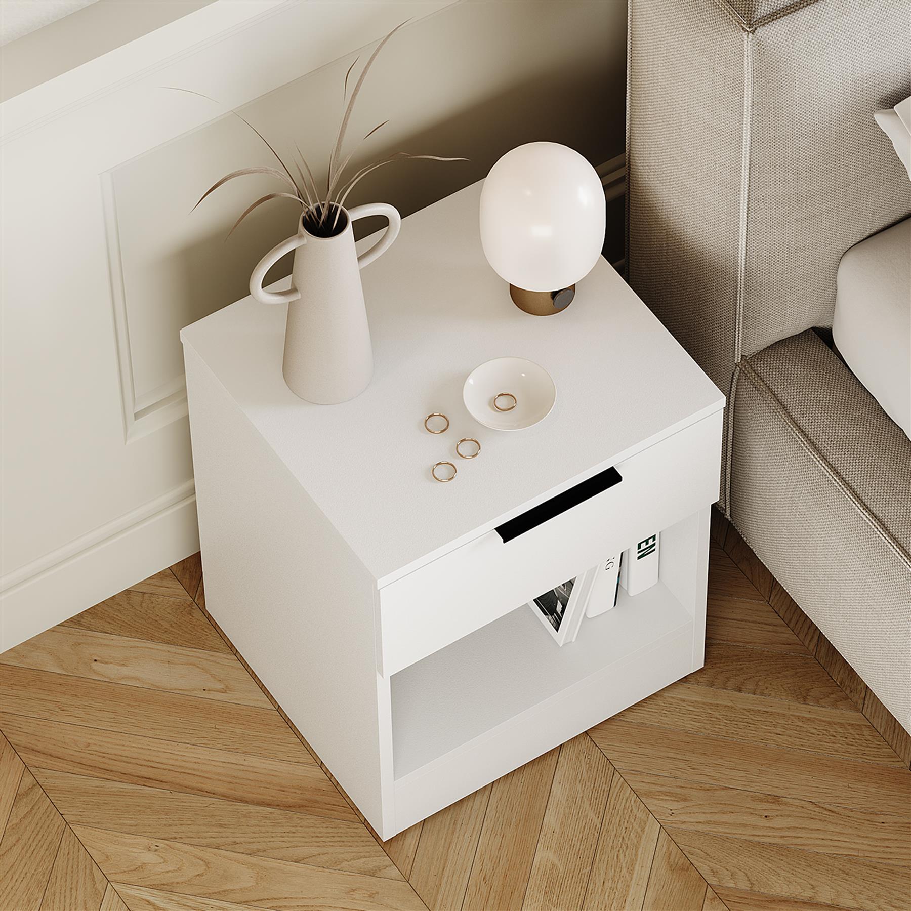 Modern Style Bedroom Chest of Drawers Large Mirrored Wardrobes Furniture Storage - Produktbild 6
