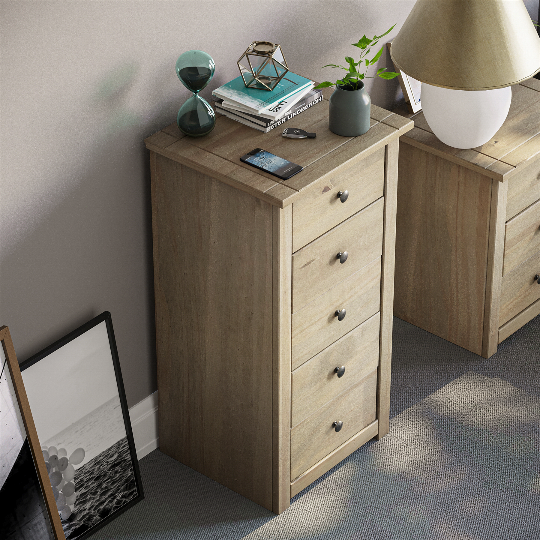 Solid Pine Bedroom Furniture Living Room Bedside Chest Drawer Coffee Table - Picture 70 of 80
