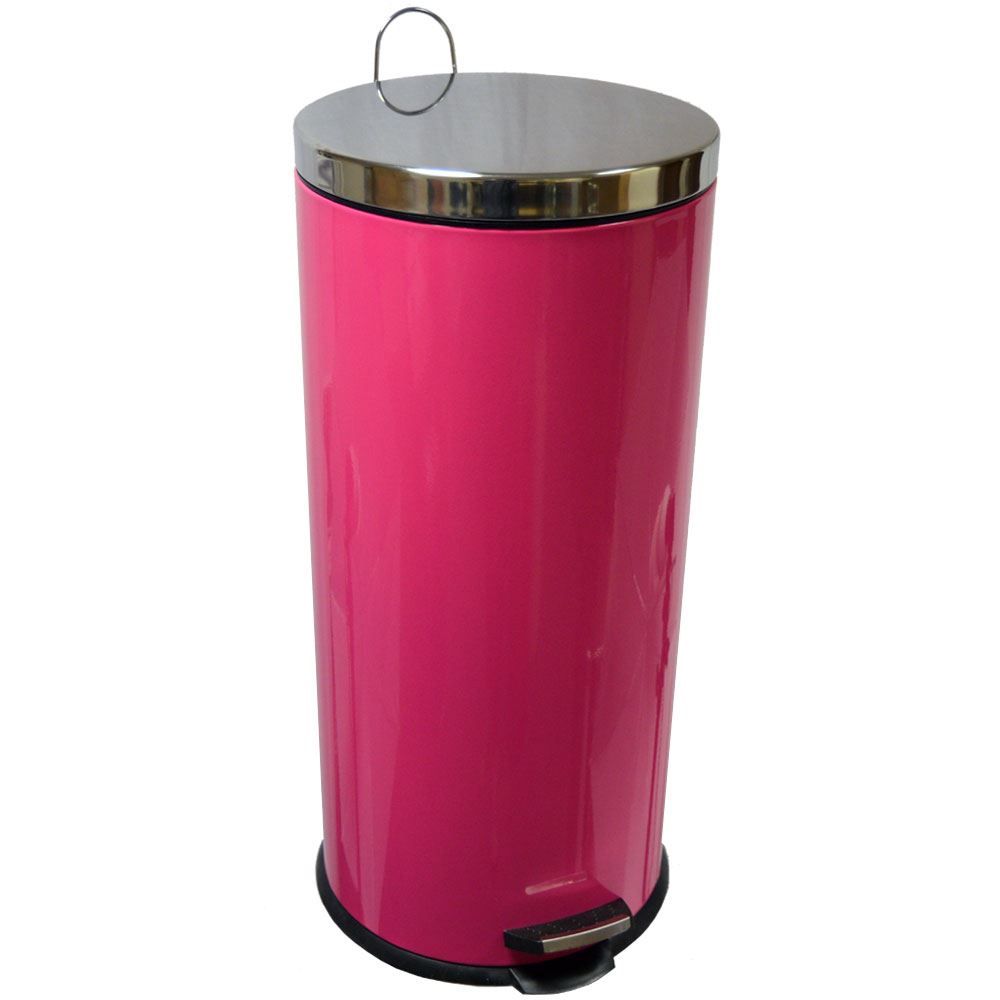 30 Litre Pedal Bin Stainless Steel Bathroom Kitchen Inner Bucket Waste