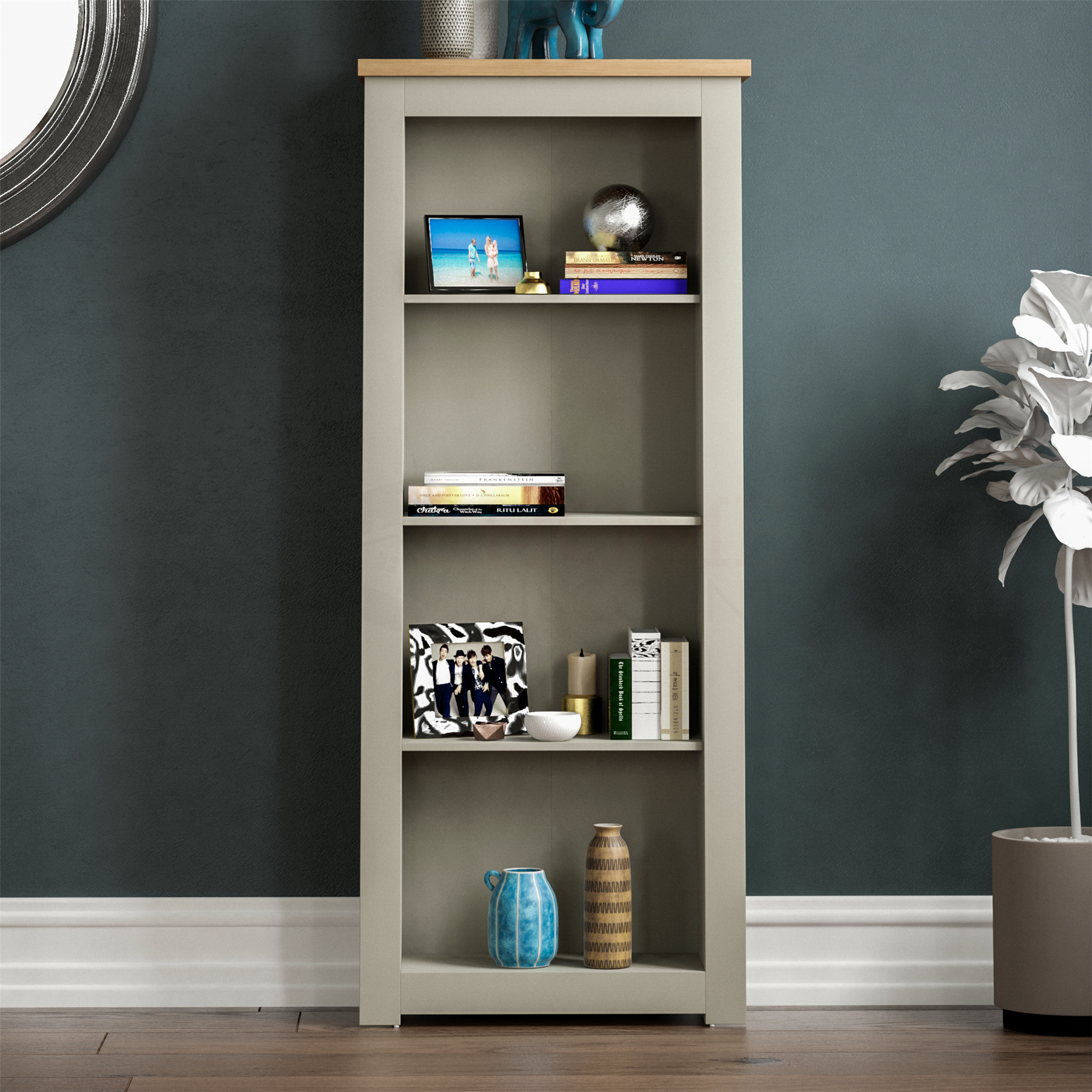 Arlington Chest of Drawers Table Bookcase Sideboard Bedroom Living Room MDF Grey - Picture 31 of 210