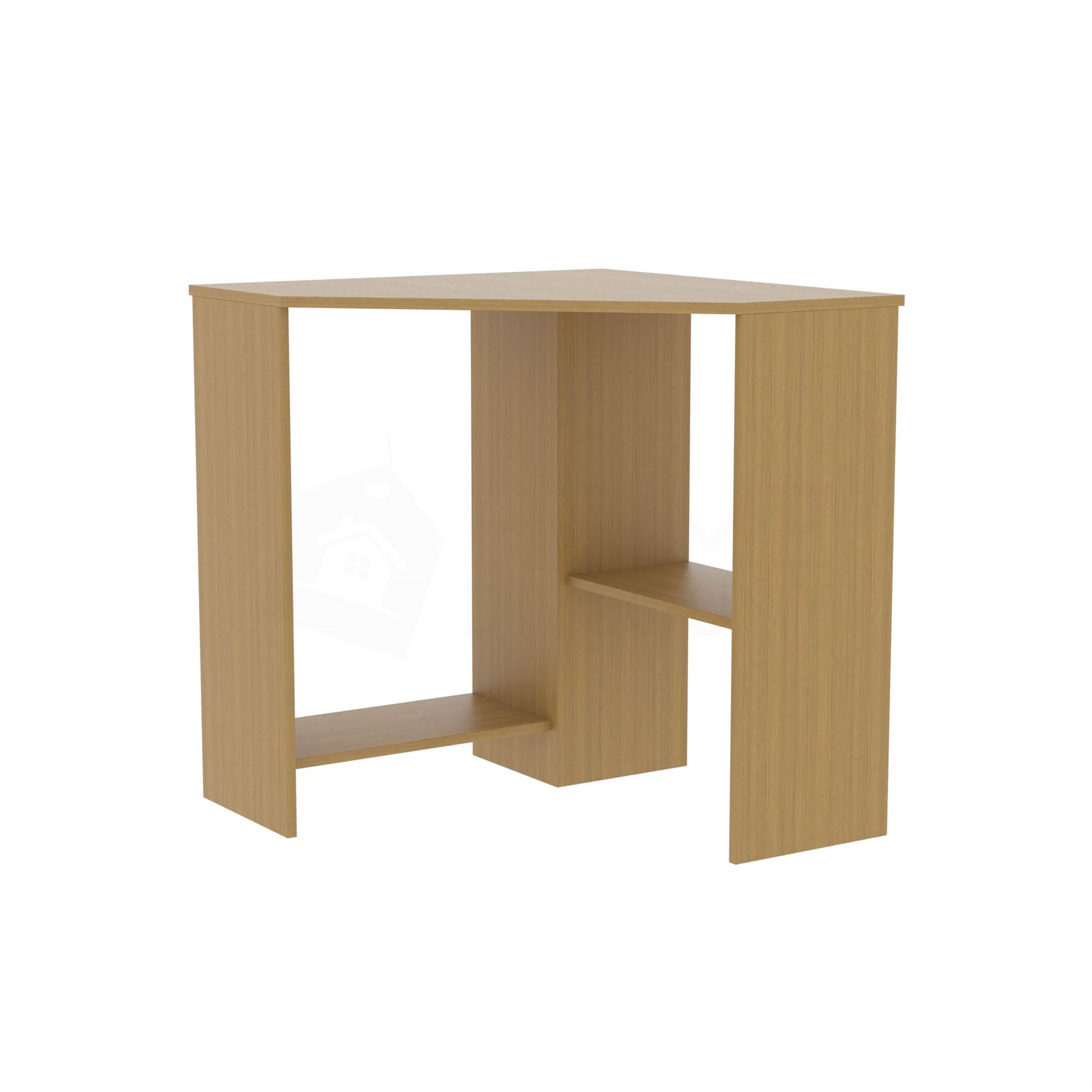 Eck-Computertisch 2 Regale Laptop PC Tisch Heim Büro Arbeitsstation