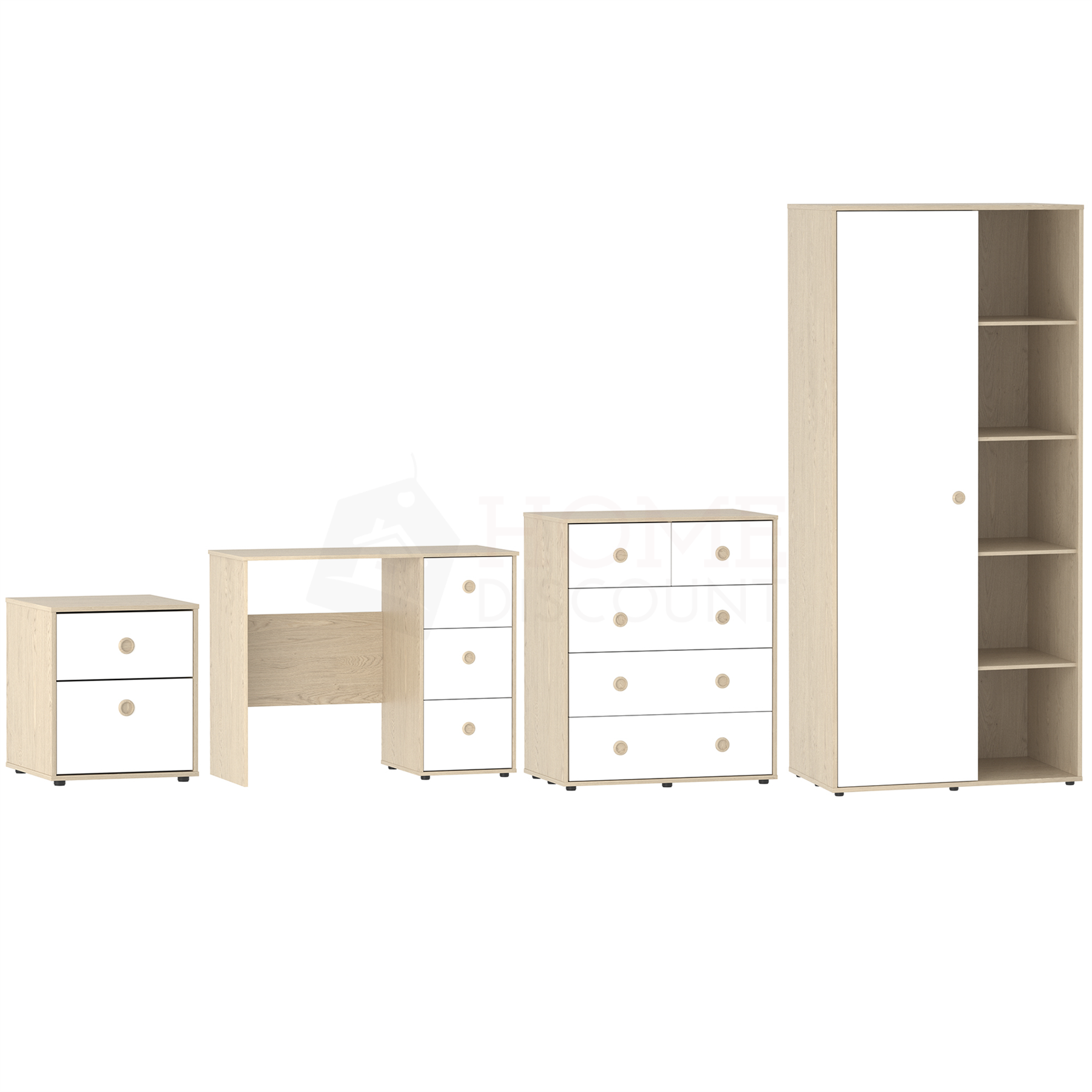 Bedroom Furniture Set Chest of Drawers Wardrobe Bedside Cabinet Table Desk - Picture 11 of 31