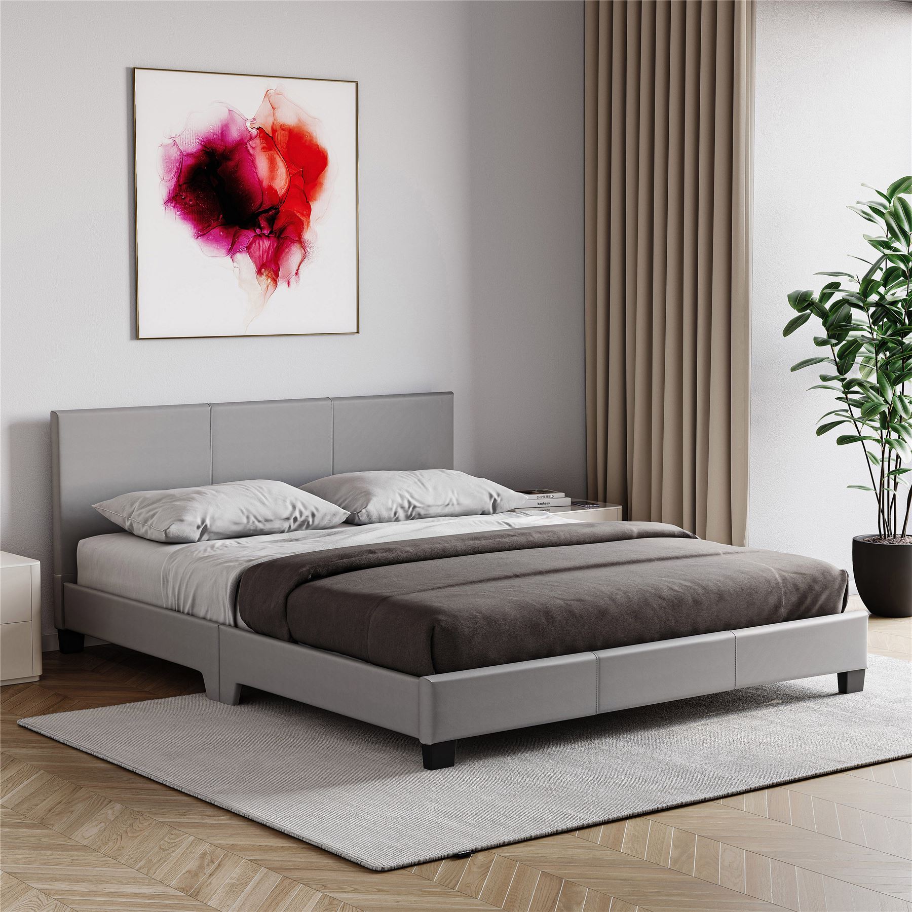 Bed Faux Leather Small Double King Size 3FT 4Ft 5Ft Ottoman Storage UKFR - Picture 35 of 75