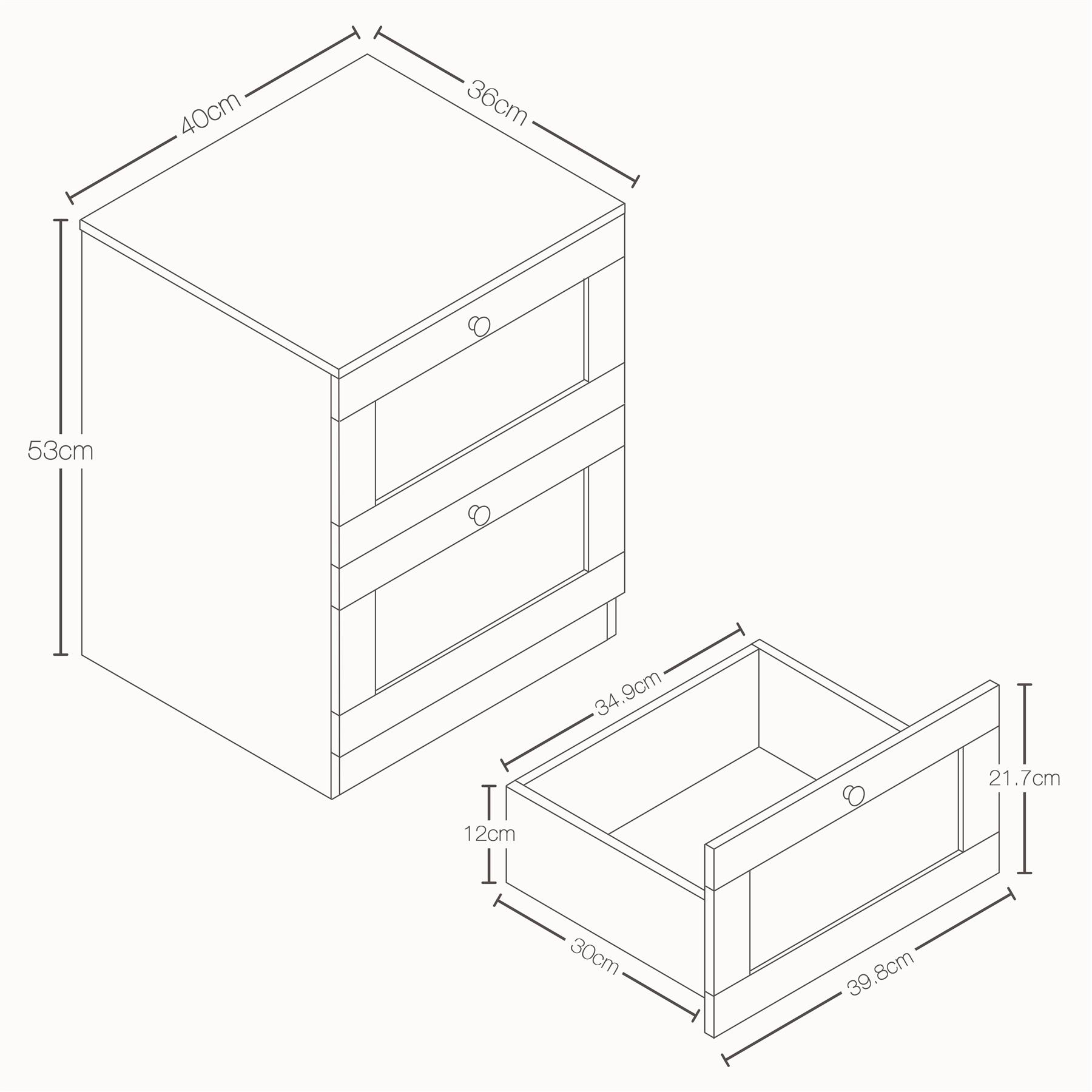Vida Designs Altino Chest of Drawers Wardrobe Range Mirror Bedroom Furniture New - Produktbild 1