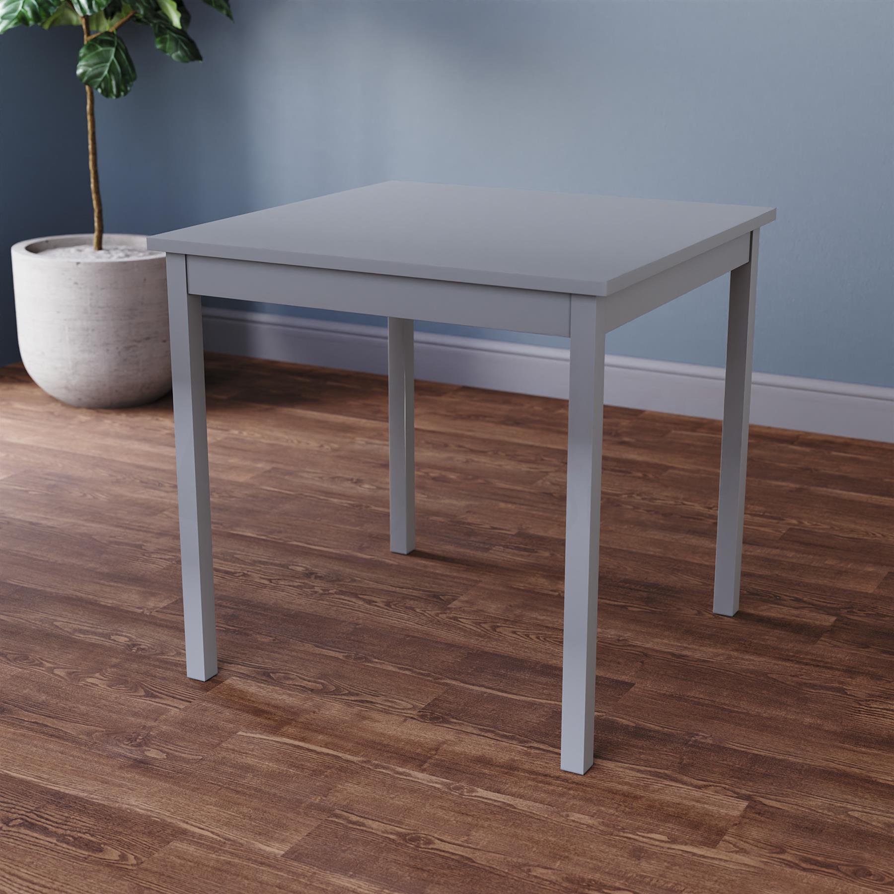 Solid Wood Dining Table and 2 4 Chairs Set Home Kitchen Furniture 3 Colours - Picture 15 of 73