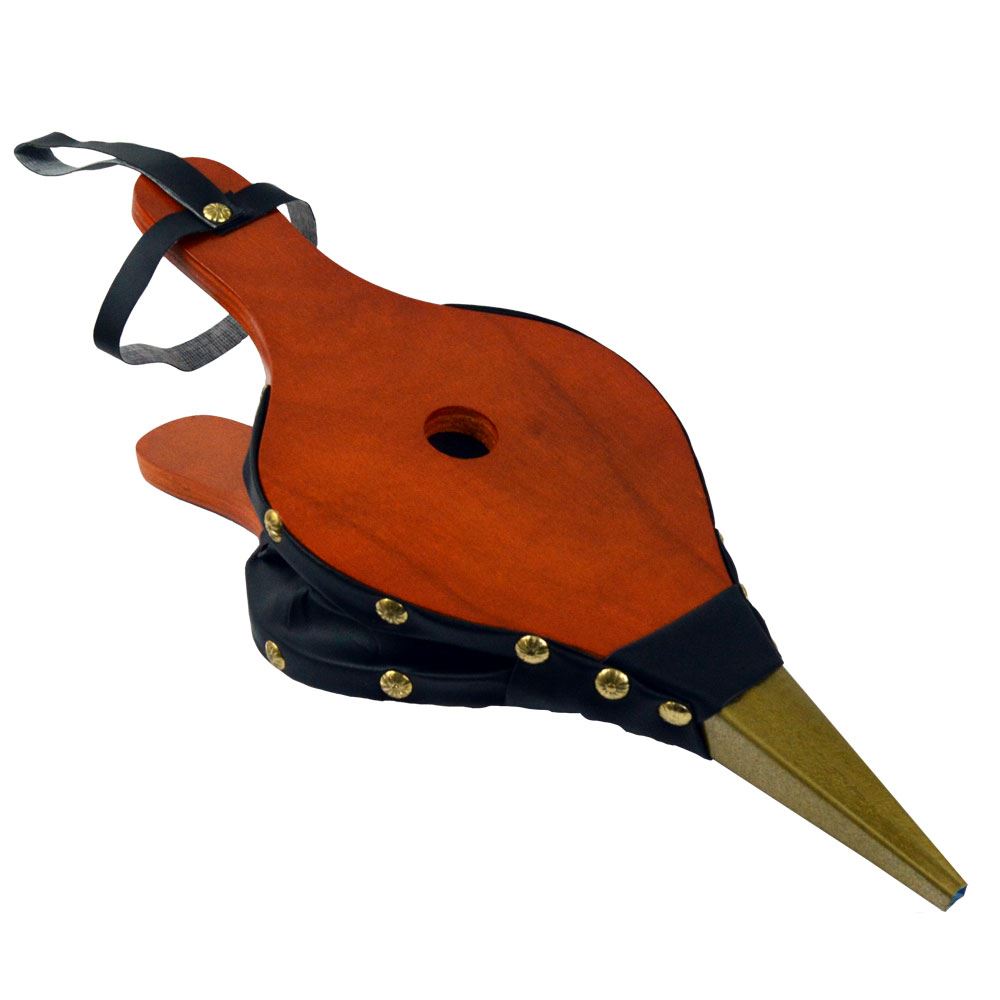 Fire Bellows Light & Dark Brown Fireplace Traditional Stove Fire