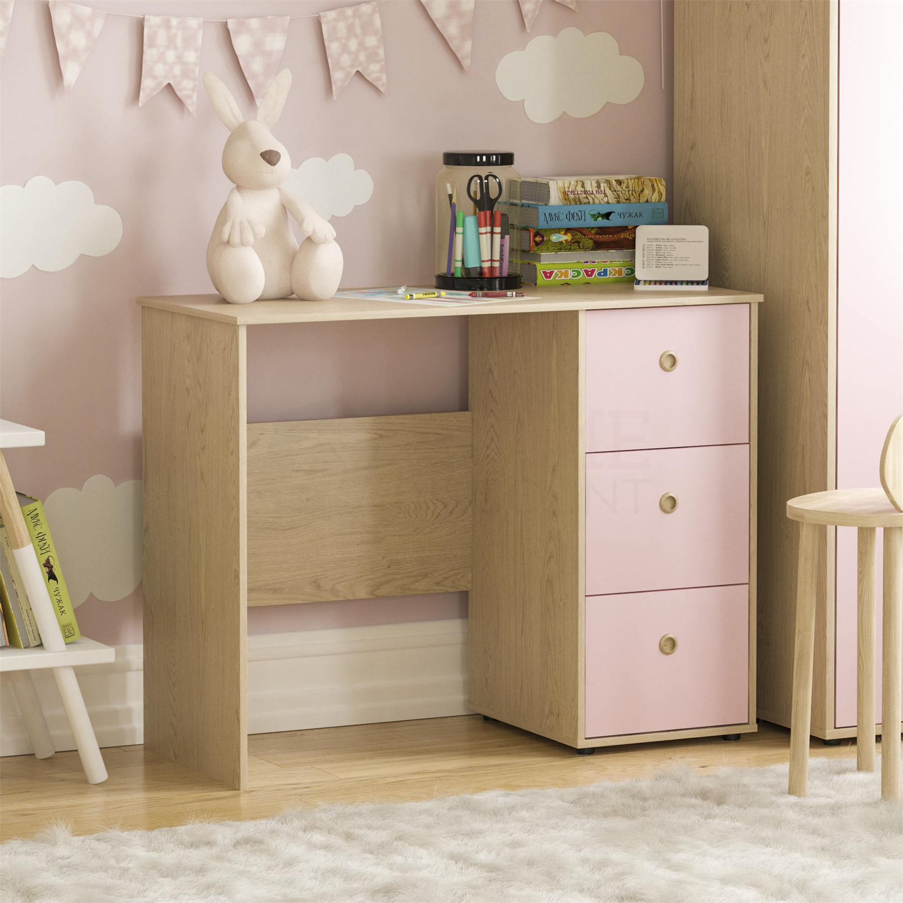 Bedroom Furniture Set Chest of Drawers Wardrobe Bedside Cabinet Table Desk - Picture 27 of 31